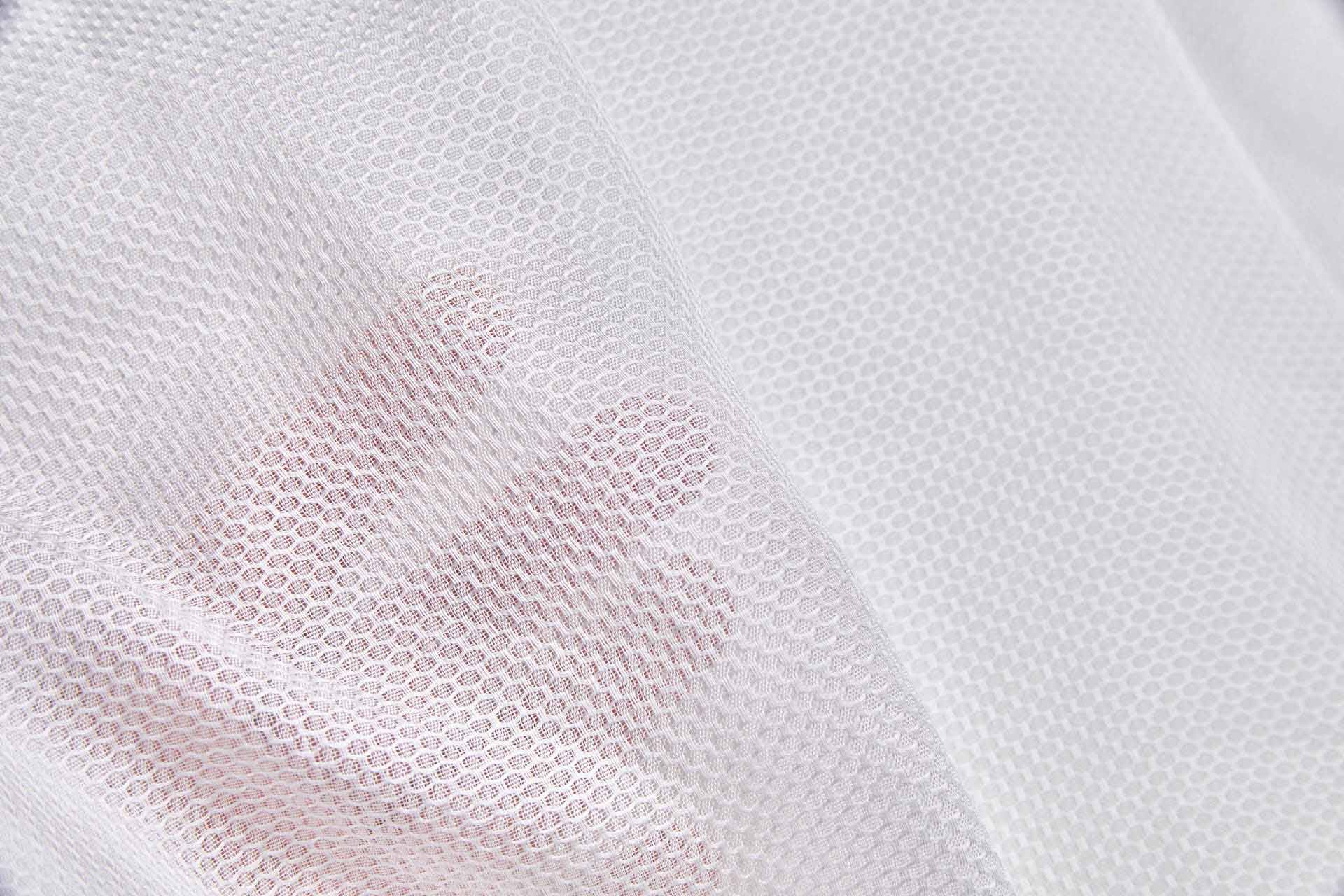 Orange Fibre Dobby Micro Trellis Weave in Ivory fabric, image 2 of 5
