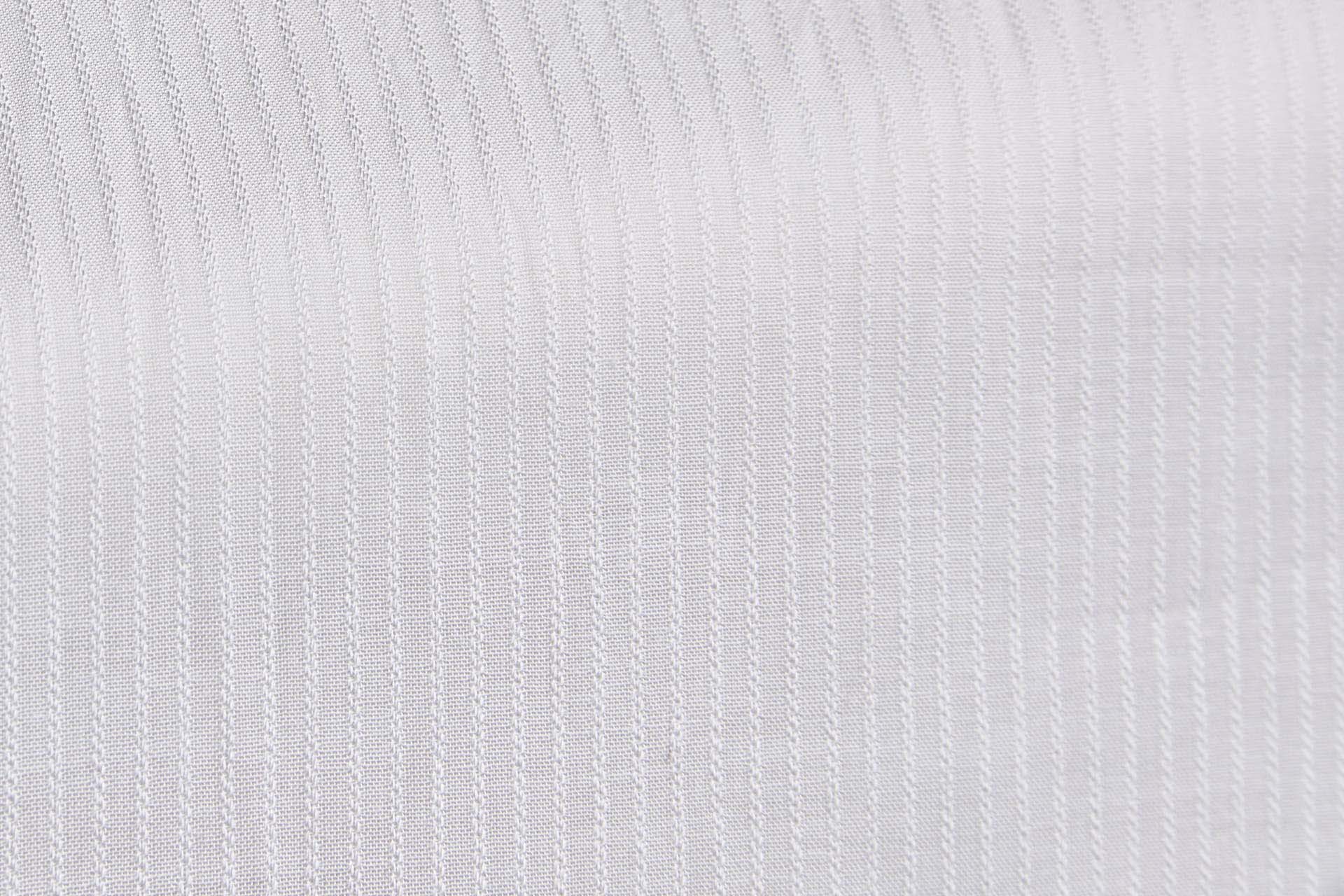 Orange Fibre Dobby Stripe Weave in Ivory fabric, image 4 of 5