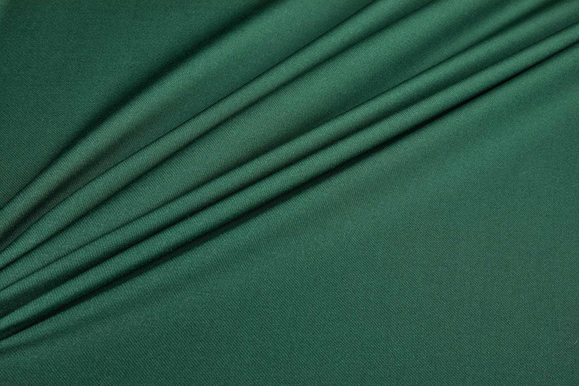 Luxury Italian Wool Suiting - Forest Green fabric, image 4 of 8