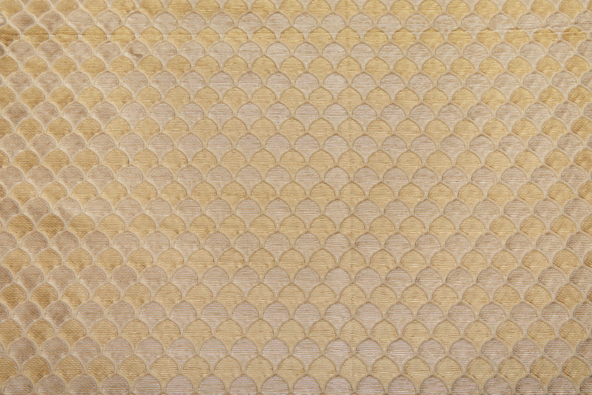 Banaras Brocade - Clay with Silver and Gold Scale Pattern fabric, image 10 of 10