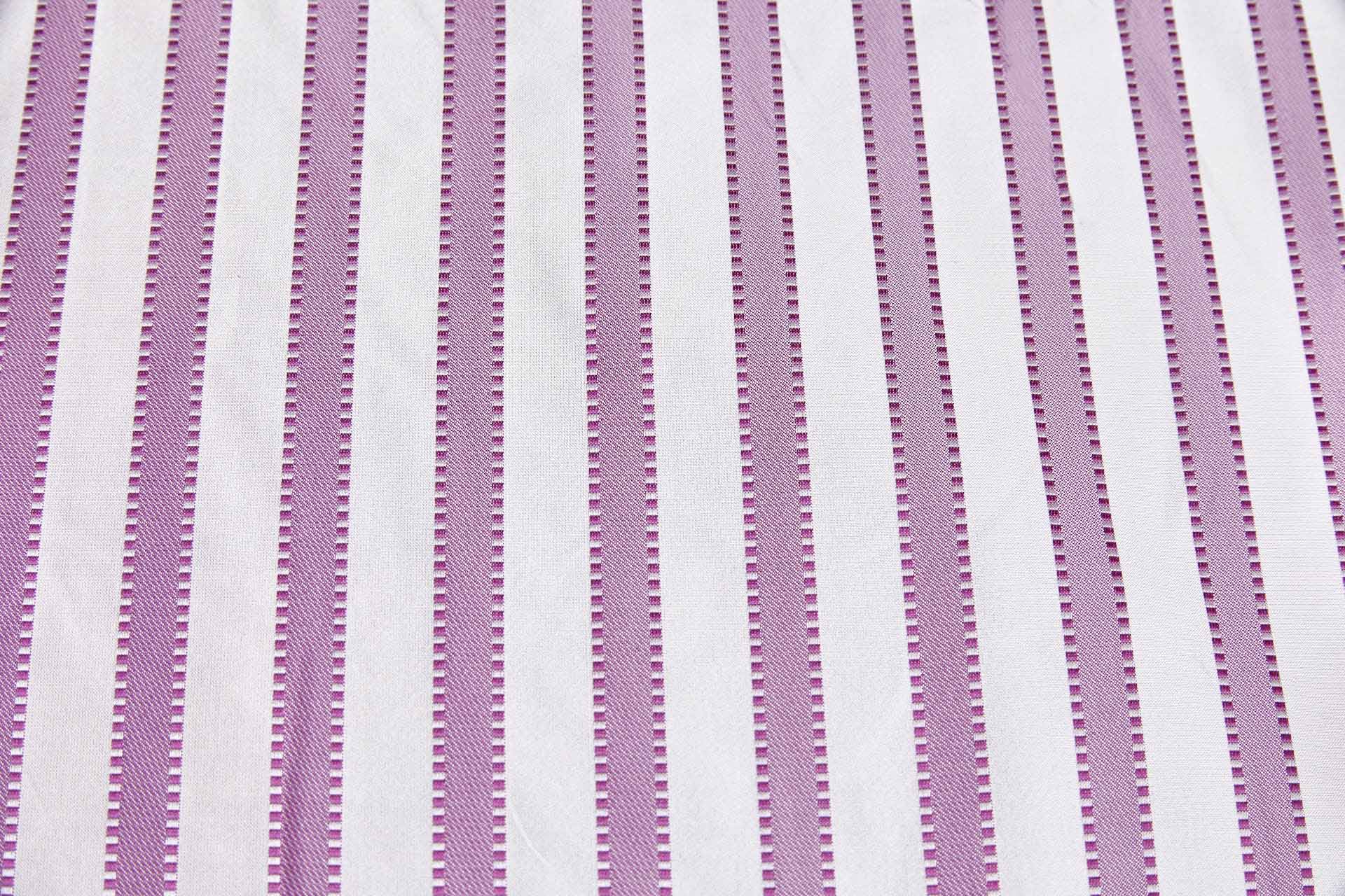 Purple and Ivory Striped Silk Brocade fabric, image 8 of 9