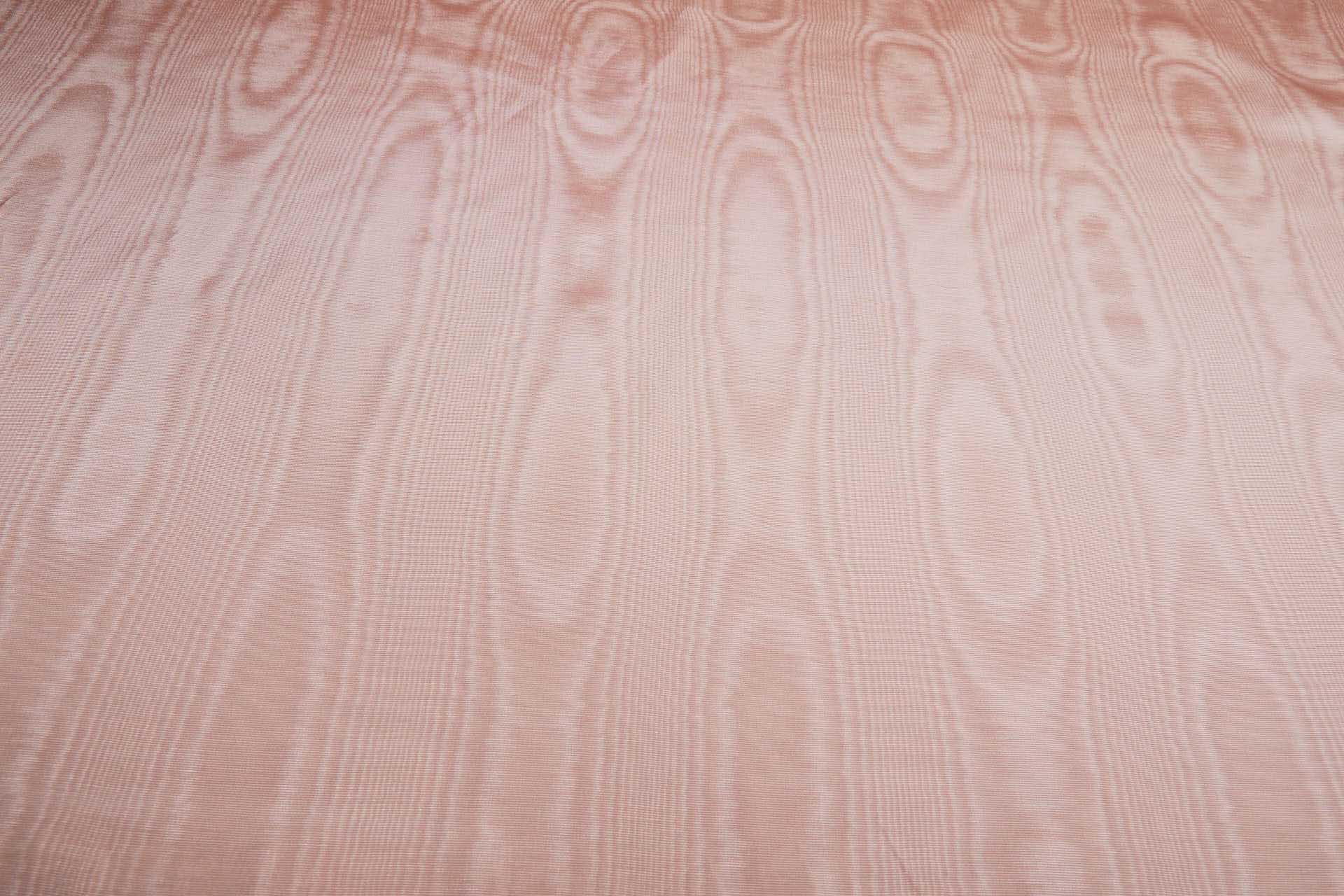 Cotton Viscose Grosgrain - Pale Salmon Moiré fabric, image 7 of 10