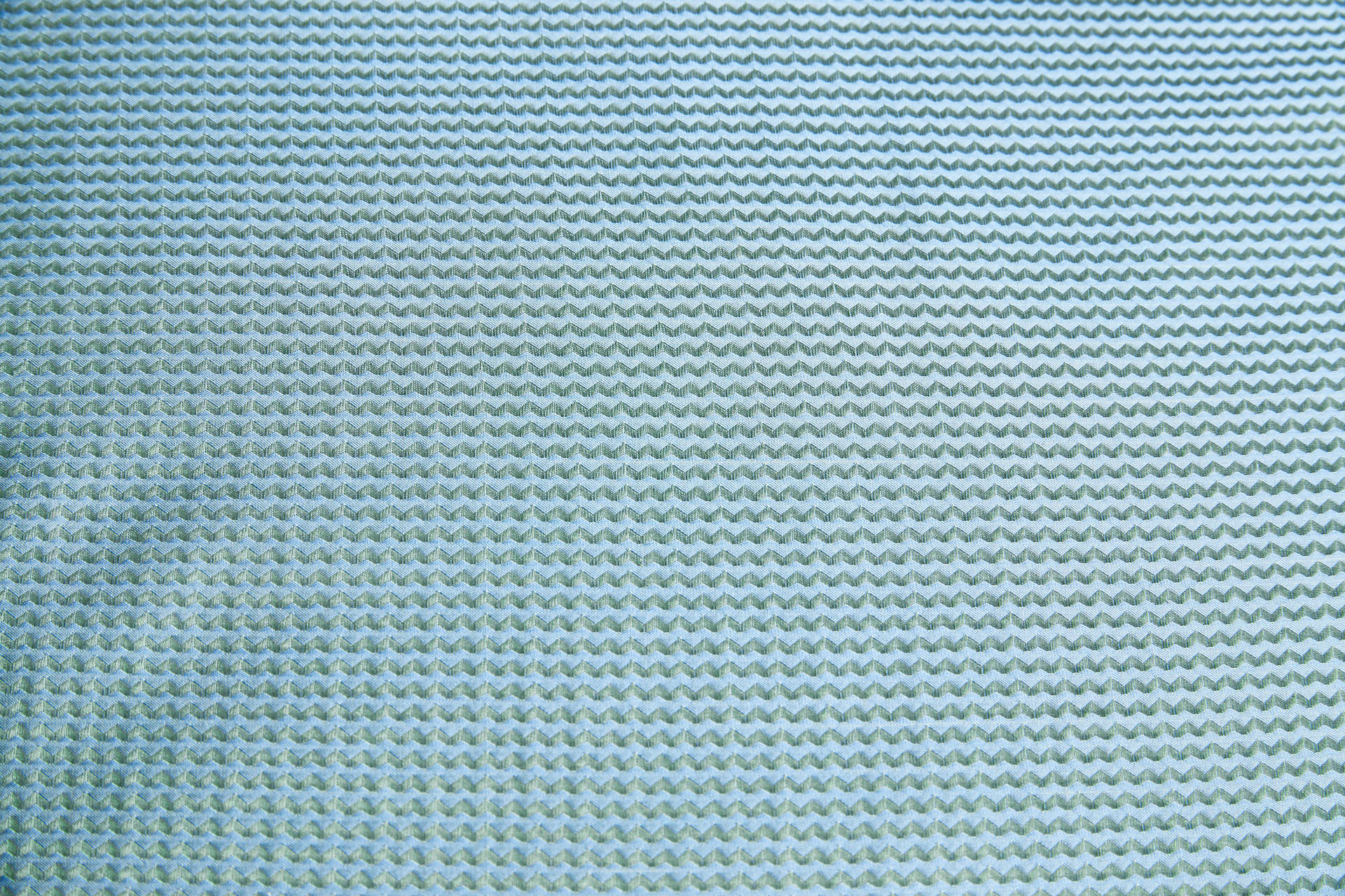 Pale Blue and Sage Green Zig-zag Brocade fabric, image 6 of 6