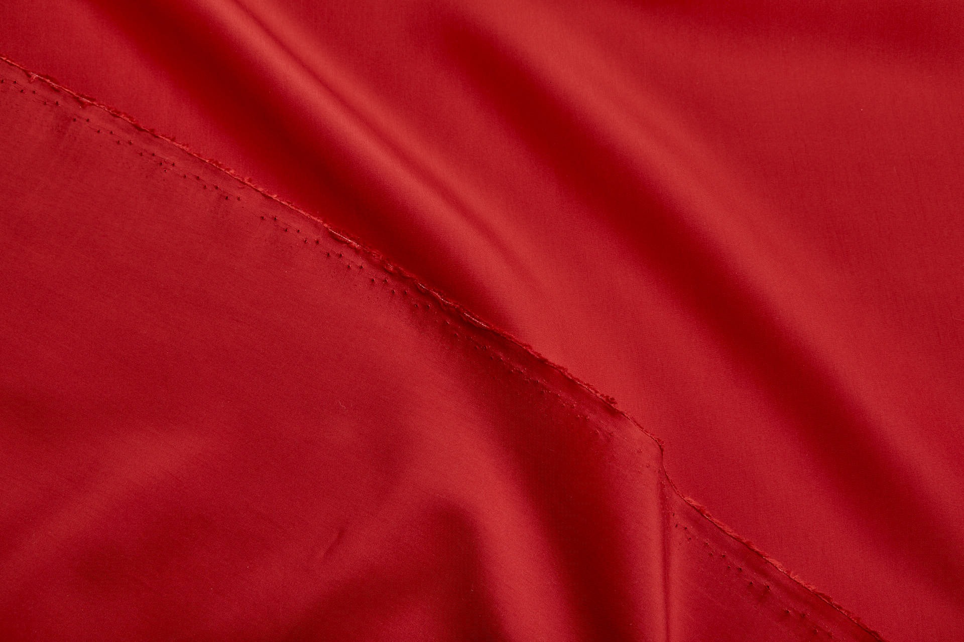 Imperial Silk Habotai - Red fabric, image 3 of 5