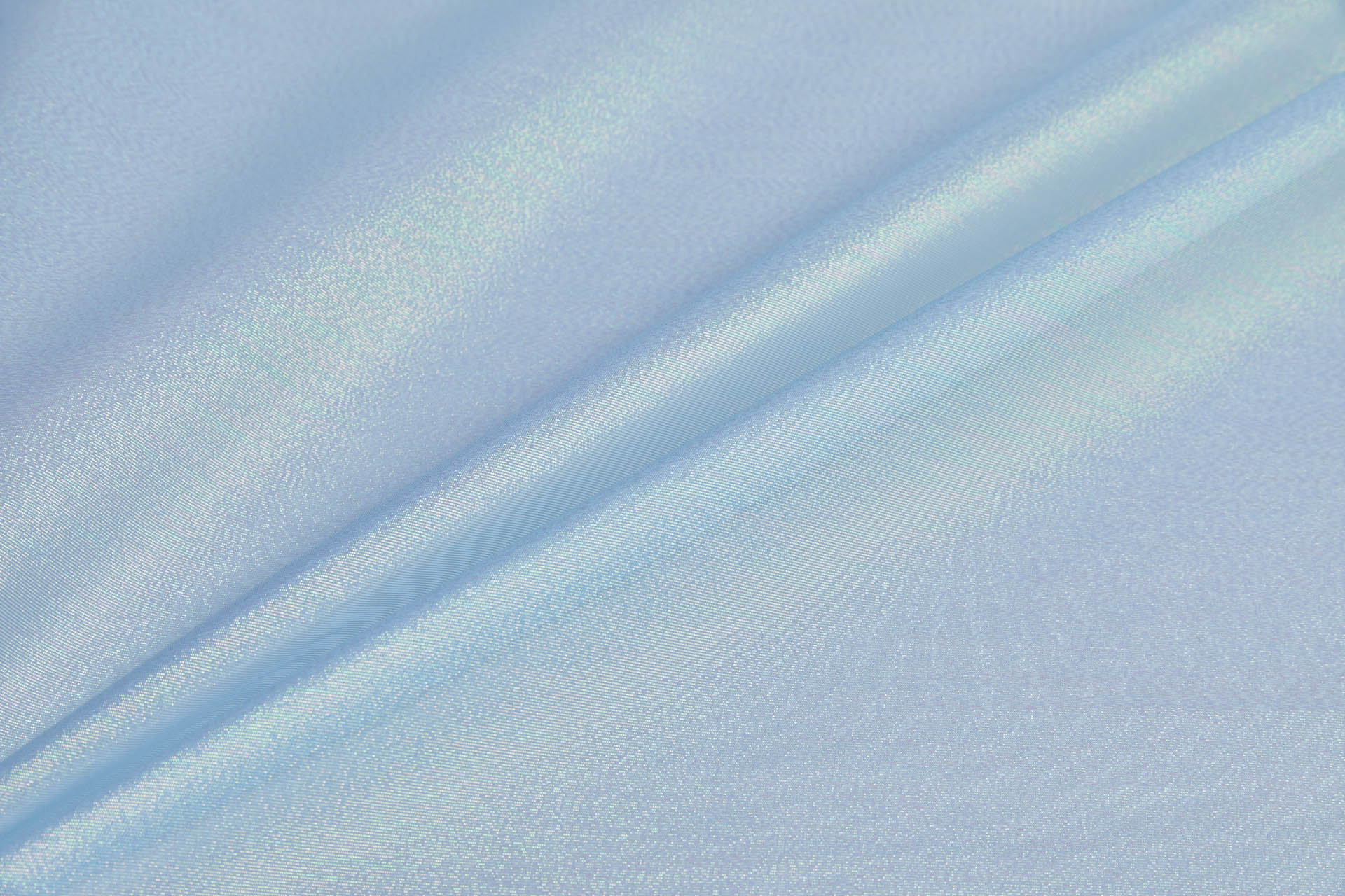 Textured Iridescent Lurex Organza - Sky Blue fabric, image 4 of 7