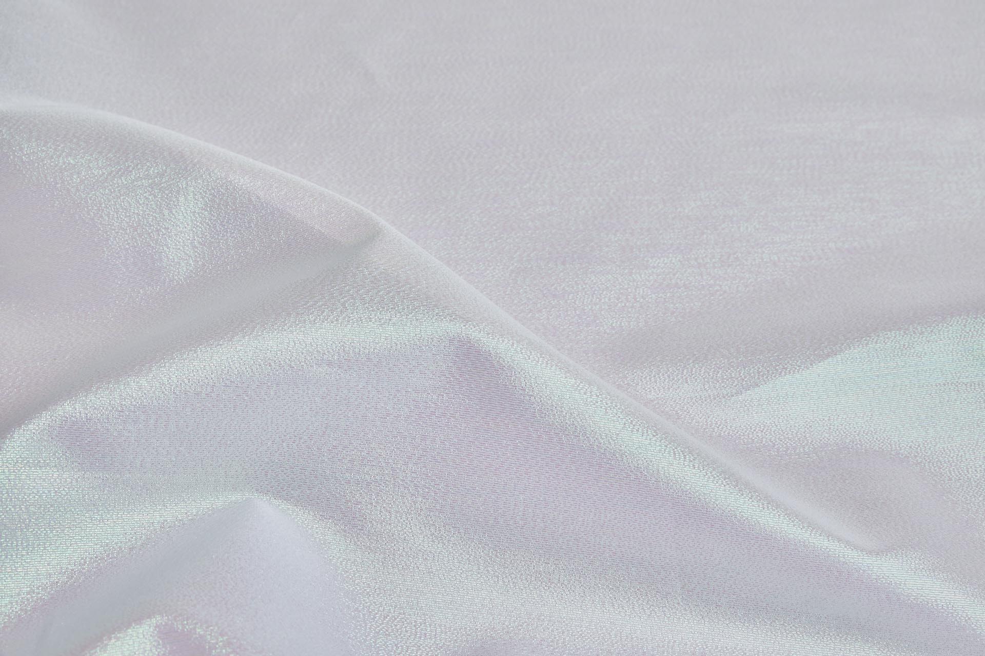 Textured Iridescent Lurex Organza - Ivory fabric, image 7 of 7