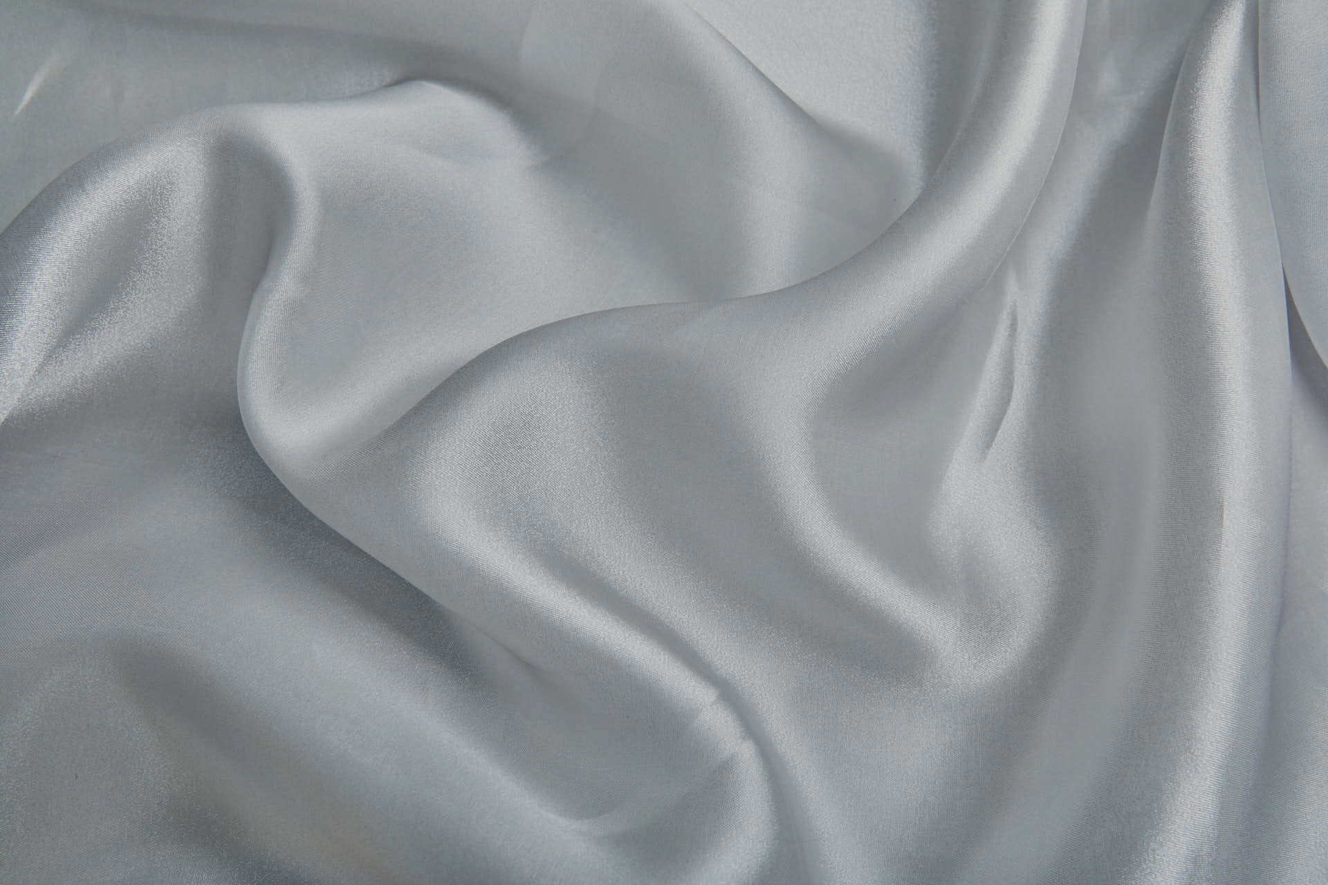 Super Glossy Satin Organza - Pearl Grey fabric, image 6 of 8