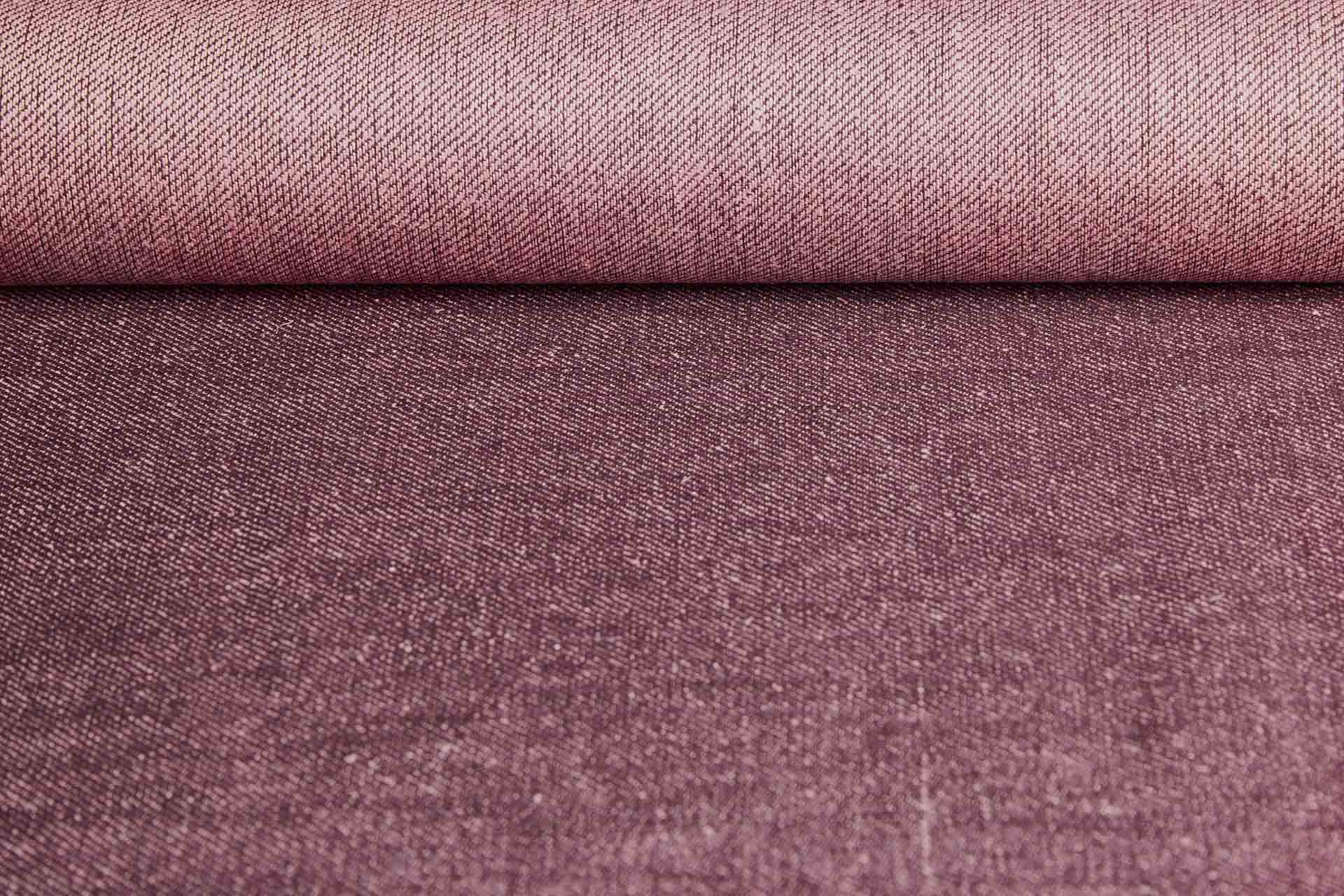 Reversible Silk Cotton Twill Weave - Tea Rose Pink / Maroon fabric, image 12 of 12