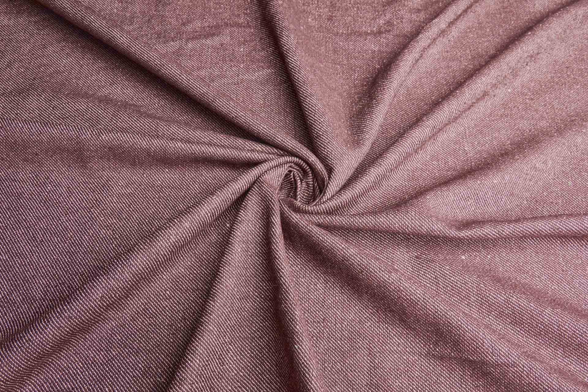 Reversible Silk Cotton Twill Weave - Tea Rose Pink / Maroon fabric, image 6 of 12