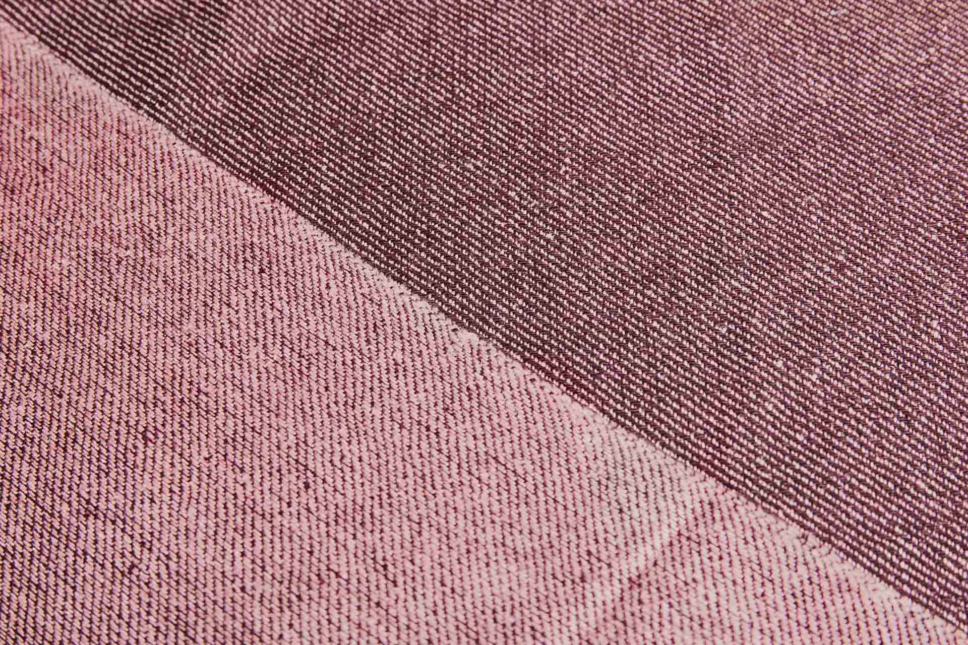 Reversible Silk Cotton Twill Weave - Tea Rose Pink / Maroon fabric