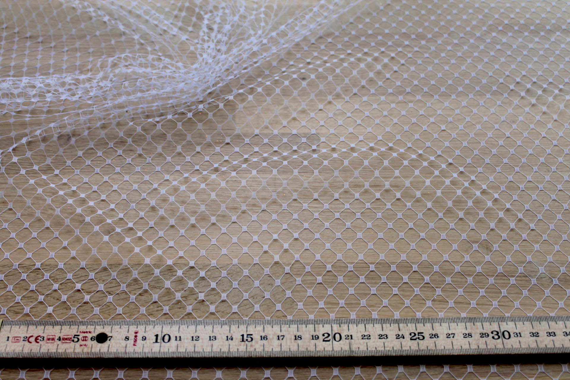 Large Hat Veiling Net - White fabric, image 4 of 5