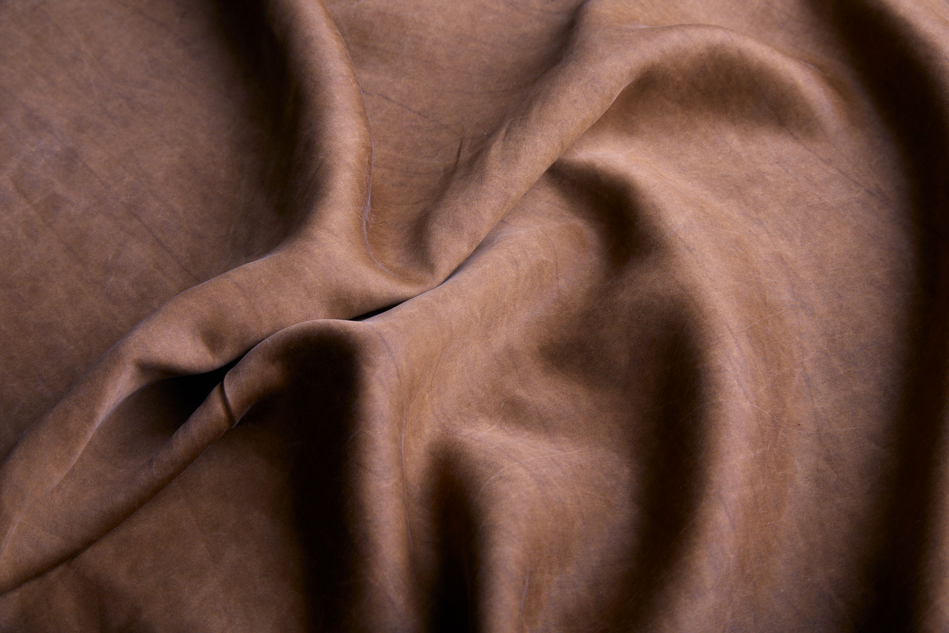 Mud Silk - Satin - Old Copper / Black fabric, image 5 of 10