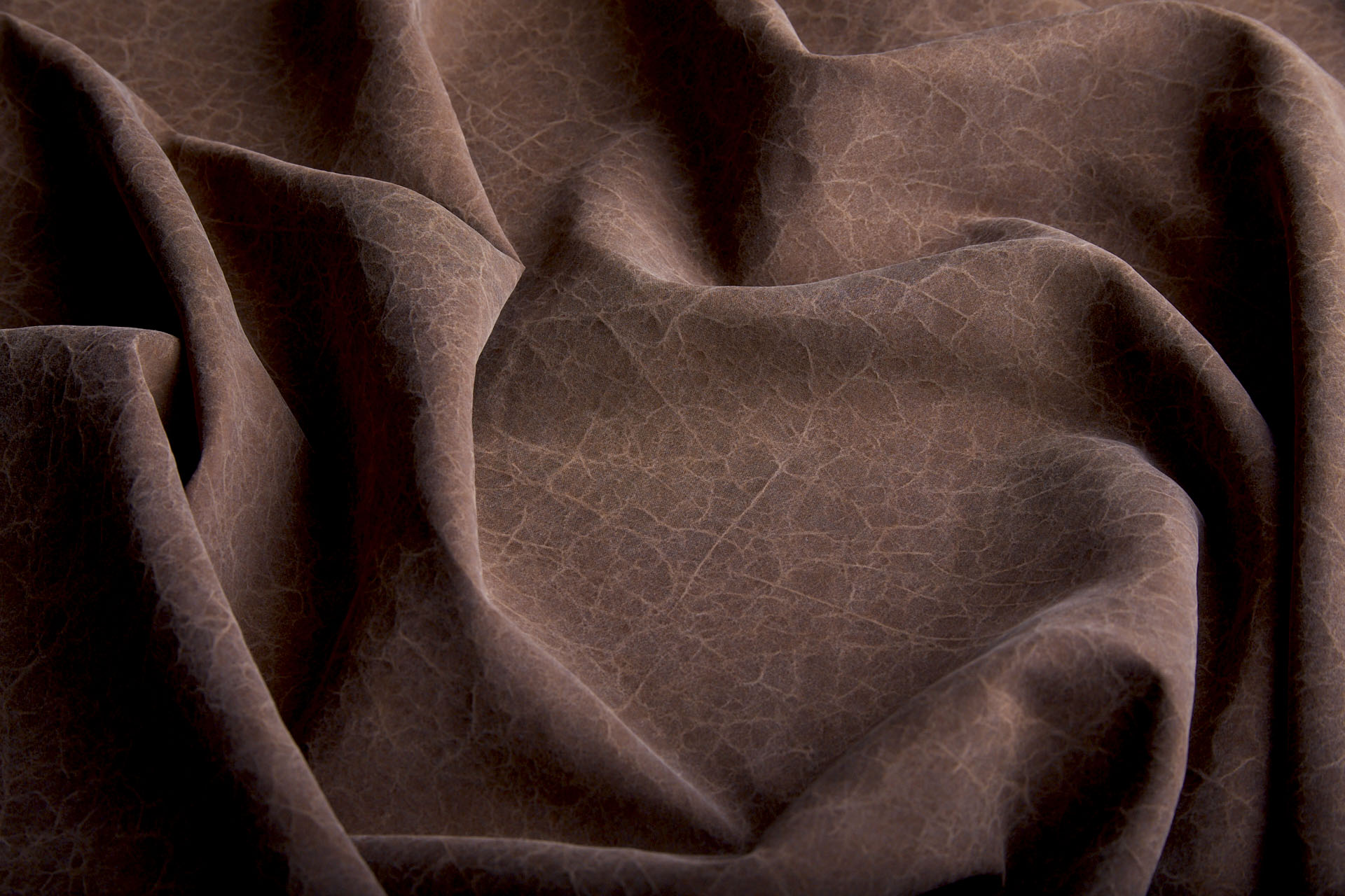 Mud Silk - Habotai - Irish Coffee / Black fabric, image 7 of 10