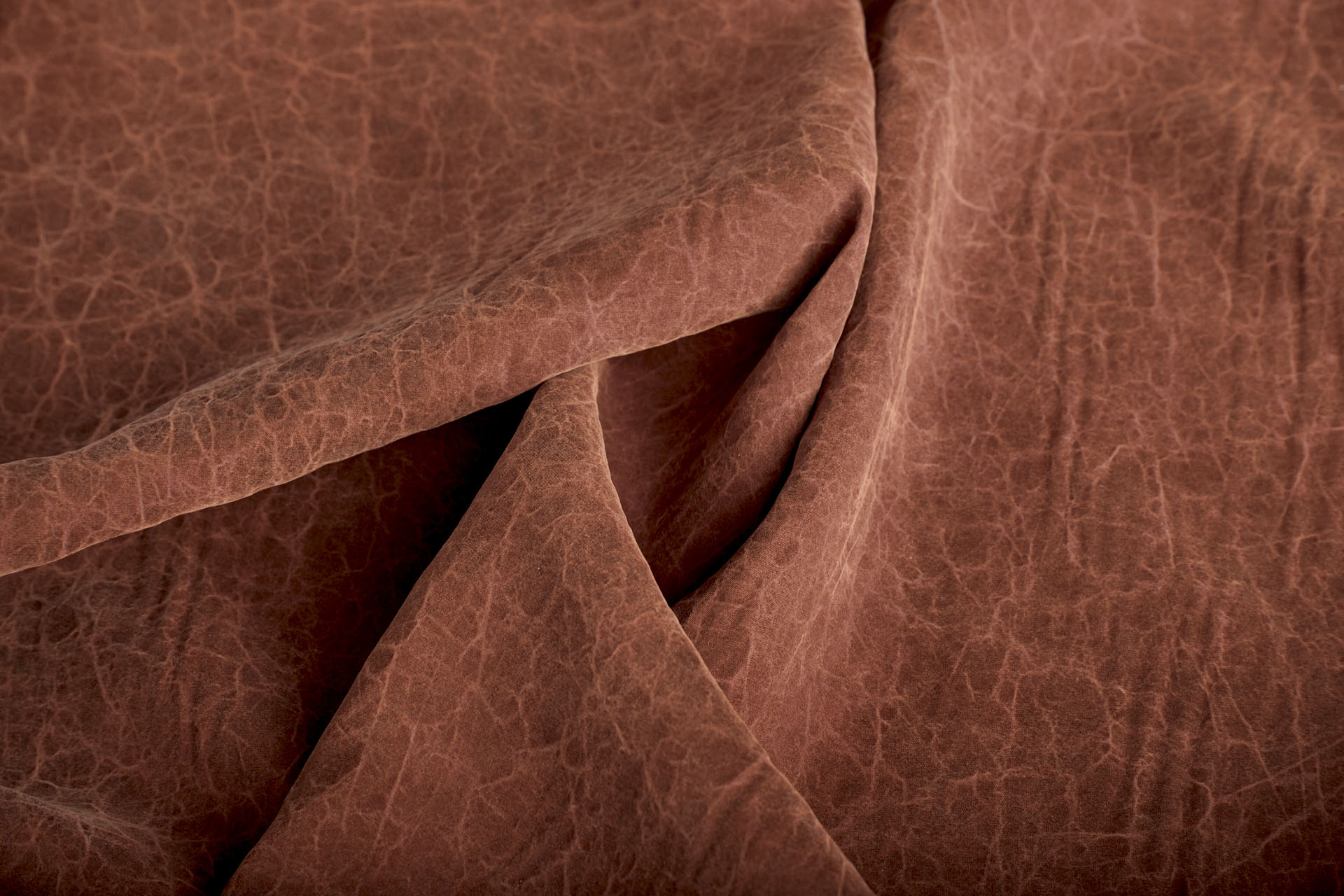 Mud Silk - Habotai - Brick / Black fabric, image 8 of 8