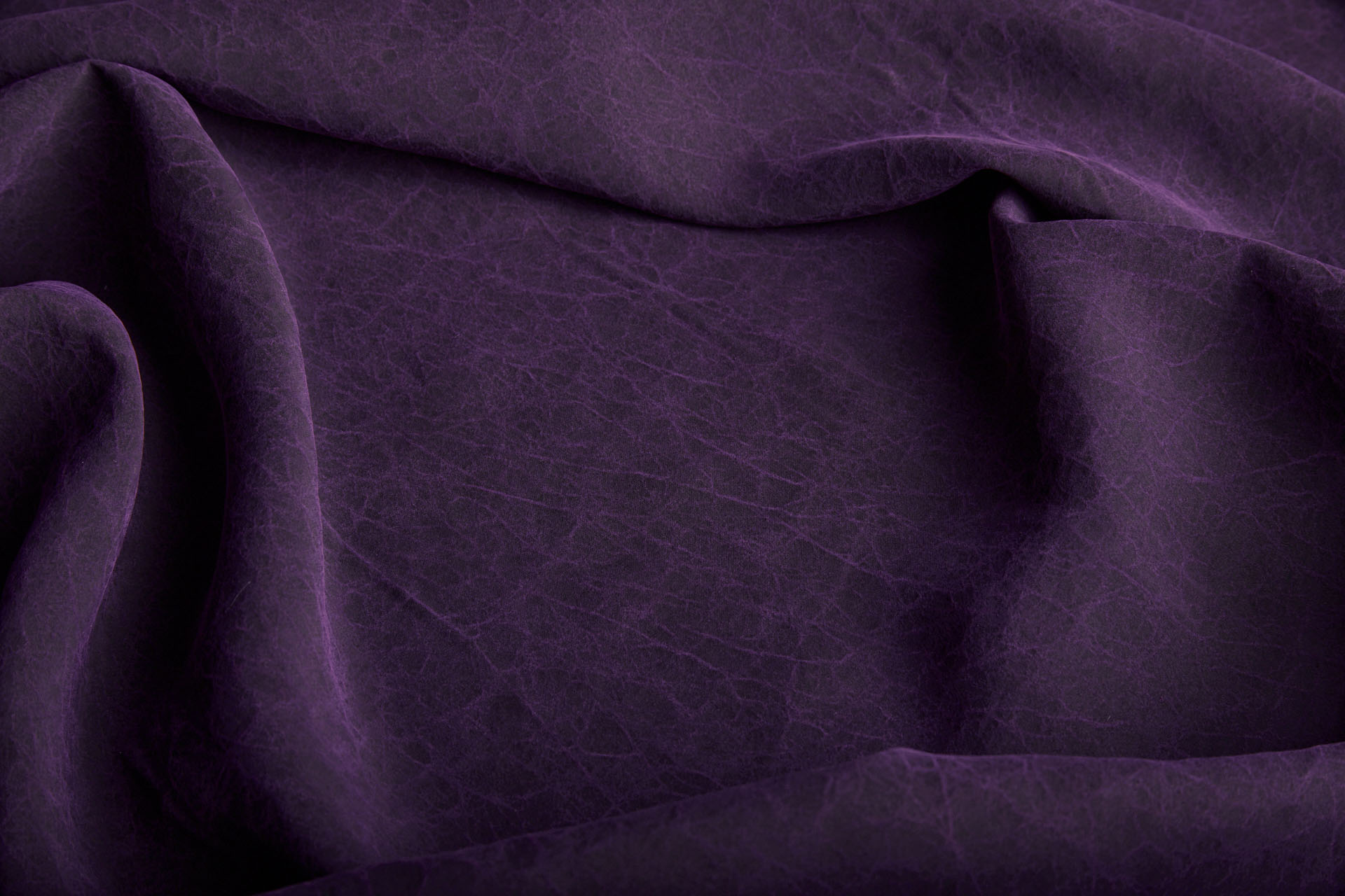 Mud Silk - Habotai - Purple Iris / Black fabric, image 2 of 10