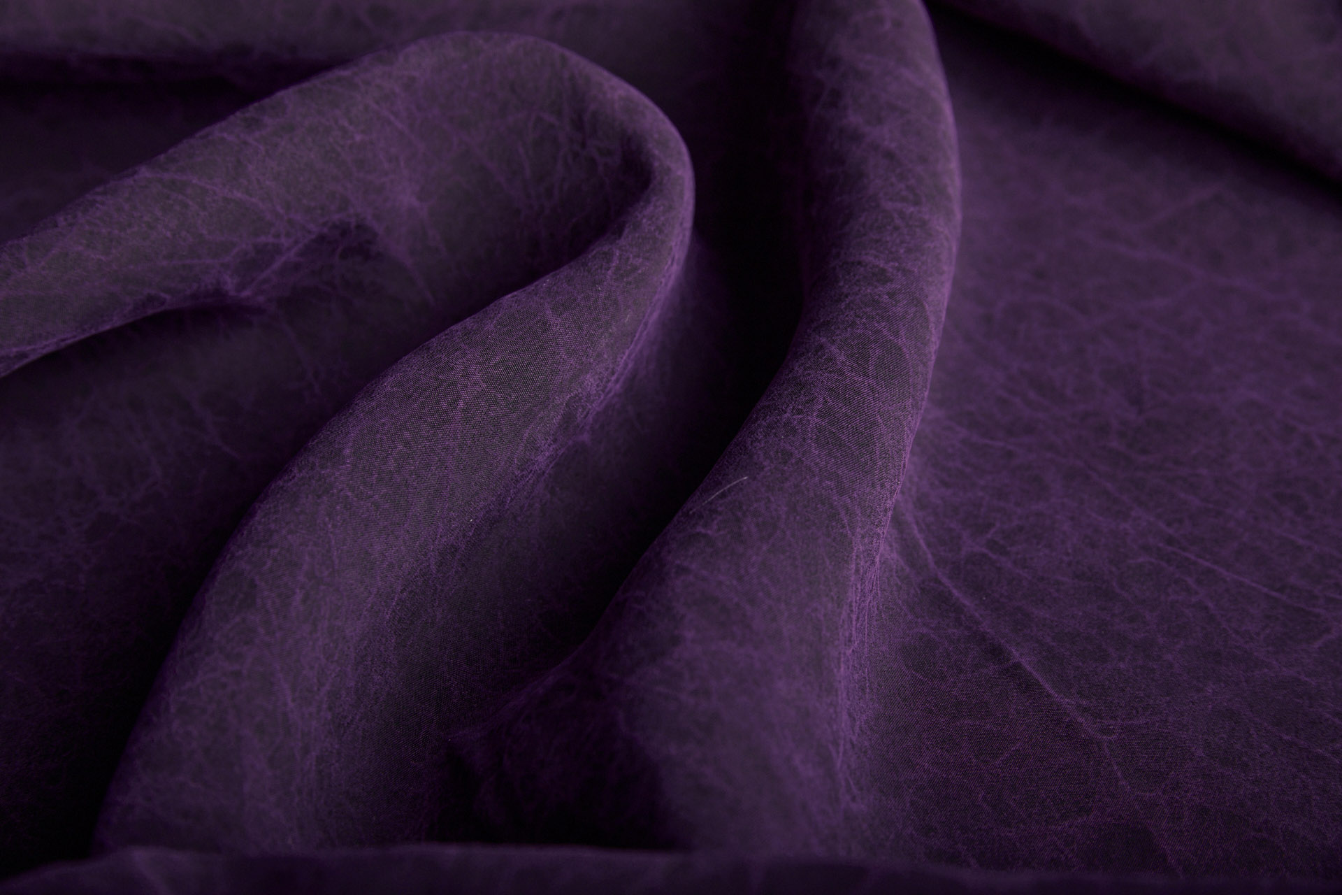 Mud Silk - Habotai - Purple Iris / Black fabric, image 4 of 10