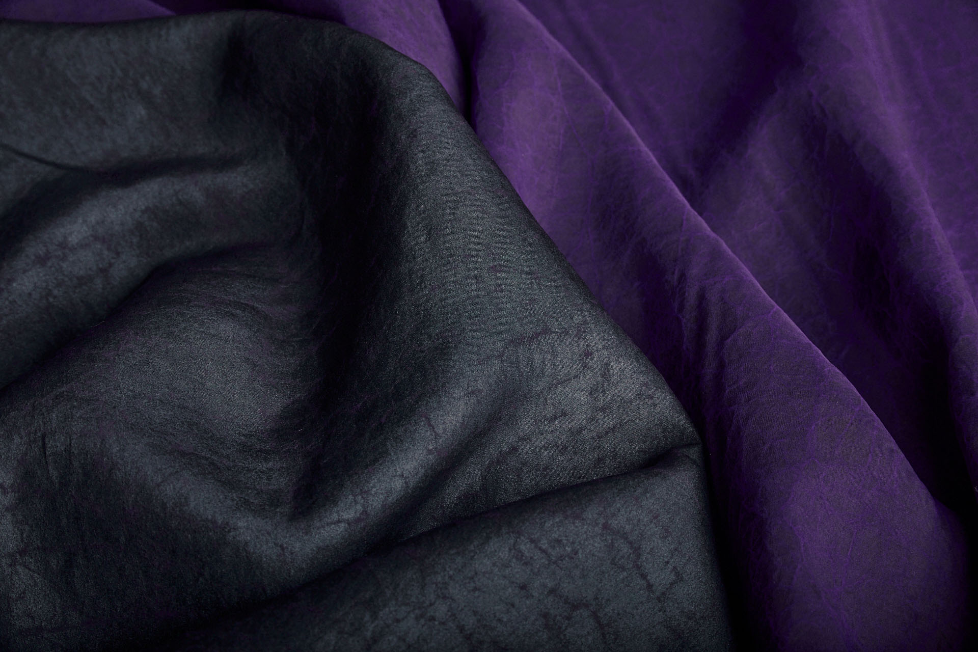 Mud Silk - Habotai - Dark Indigo / Black fabric, image 8 of 11