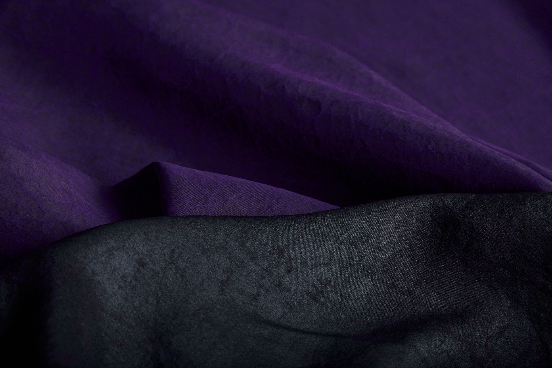 Mud Silk - Habotai - Dark Indigo / Black fabric, image 5 of 11