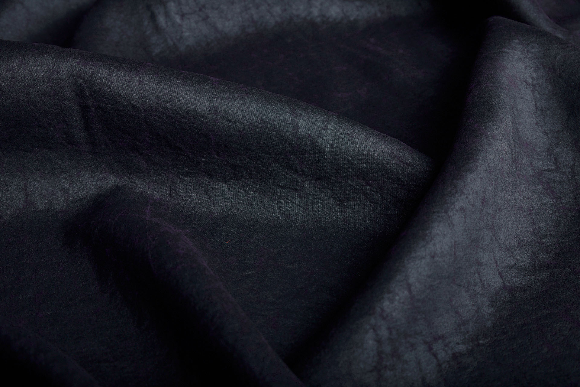 Mud Silk - Habotai - Dark Indigo / Black fabric, image 11 of 11