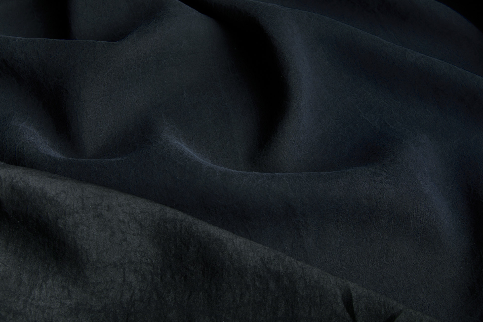 Mud Silk - Habotai - Washed Black / Black fabric, image 9 of 11