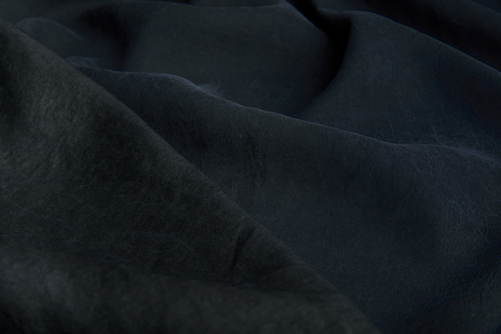 Mud Silk - Habotai - Washed Black / Black fabric, image 10 of 11