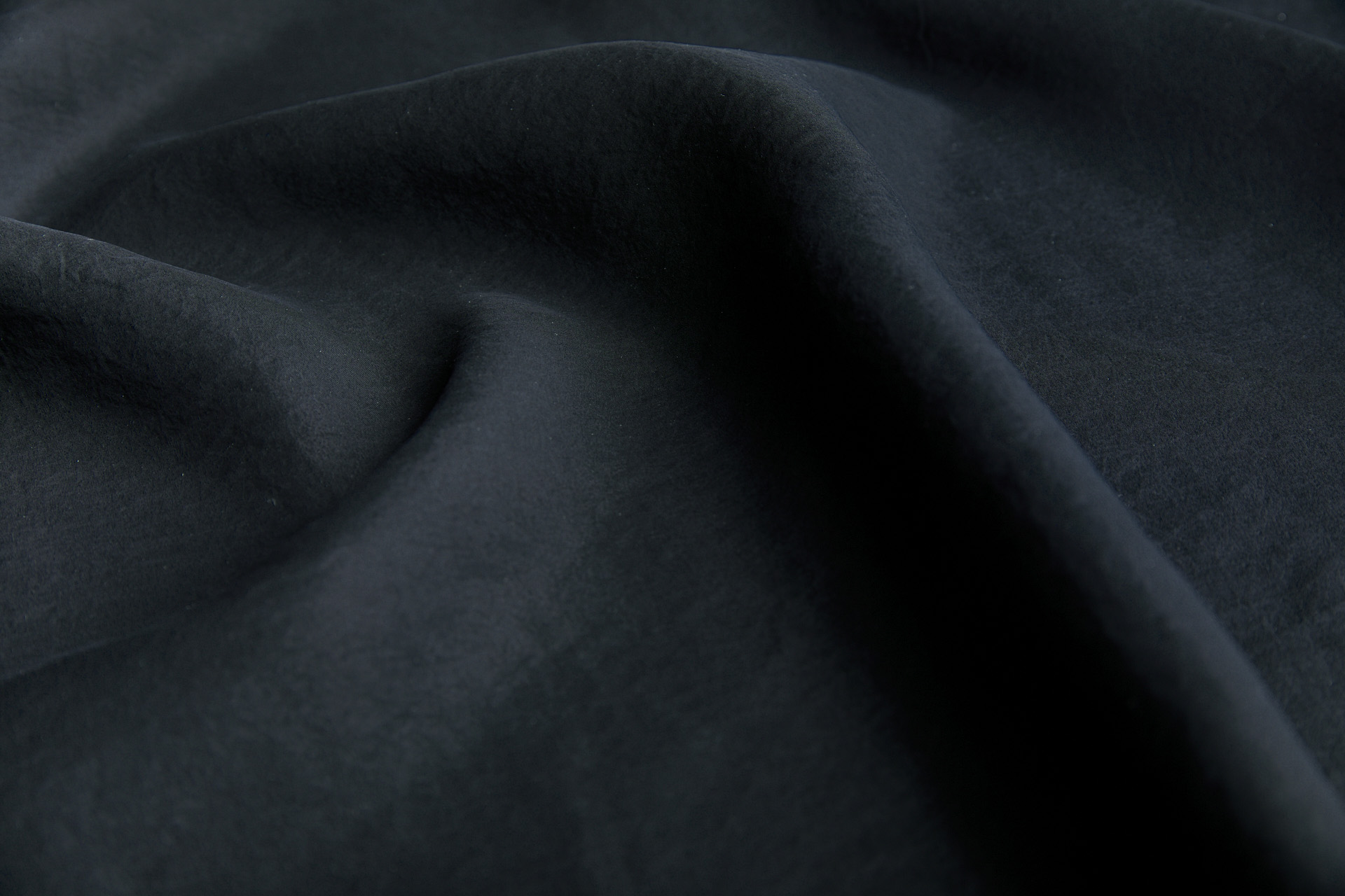 Mud Silk - Habotai - Black / Black fabric, image 2 of 8