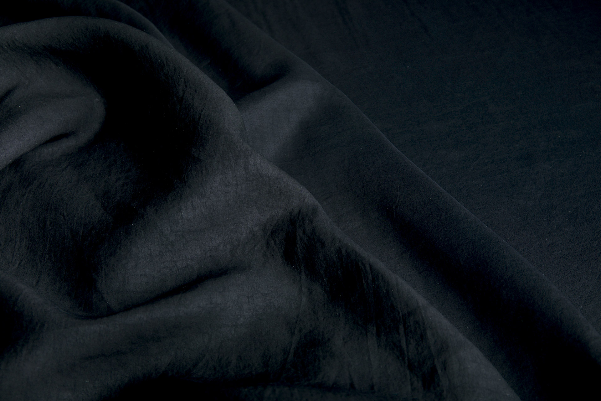 Mud Silk - Habotai - Black / Black fabric, image 5 of 8