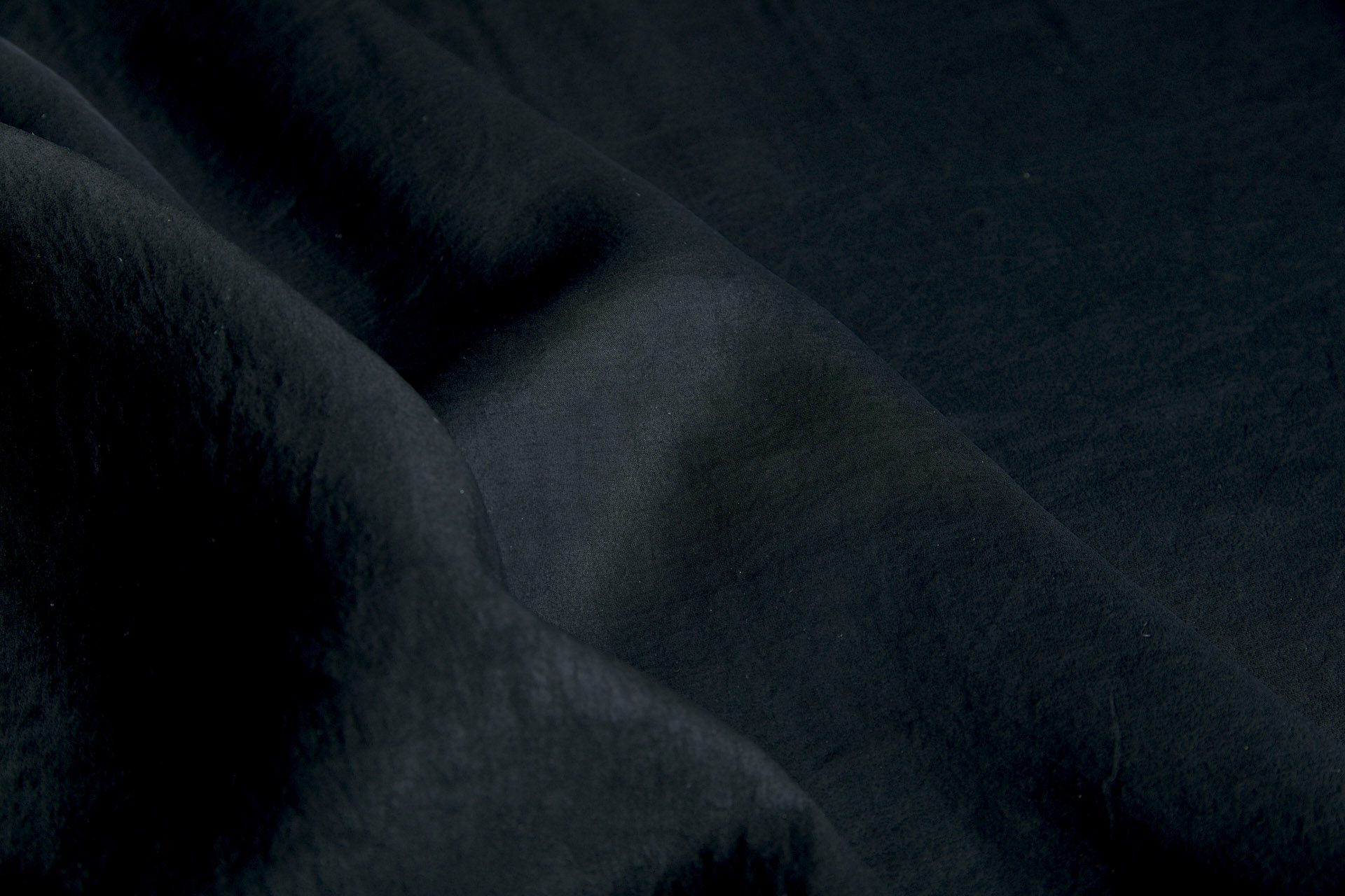 Mud Silk - Habotai - Black / Black fabric, image 6 of 8