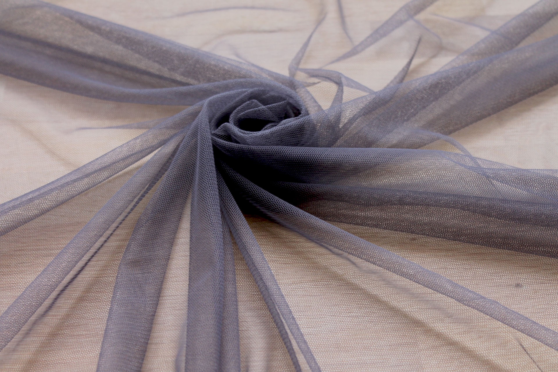Soft Nylon Tulle - Dark Grey - T48 fabric
