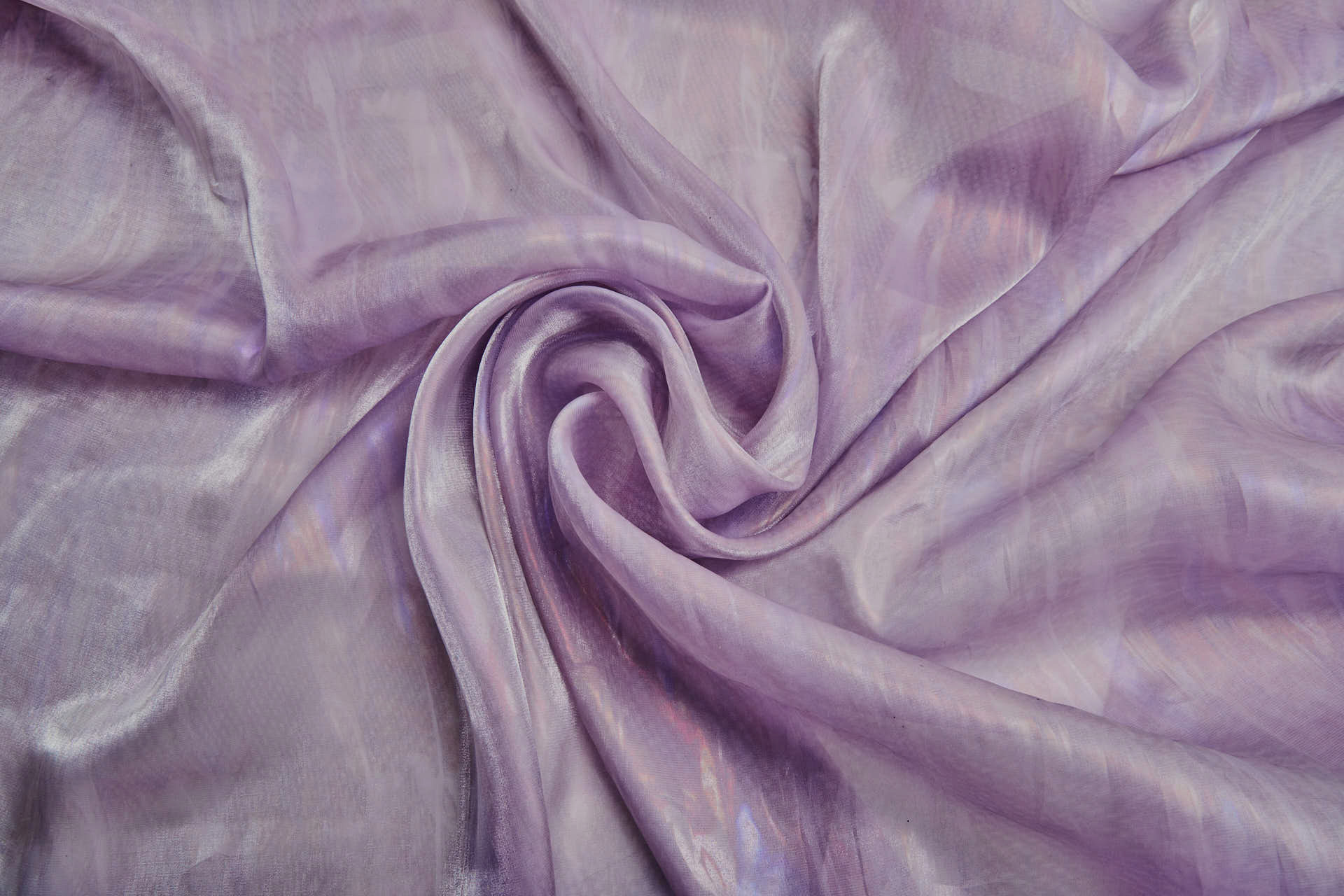 Oil Slick Foil Organza - Lilac fabric, image 5 of 10
