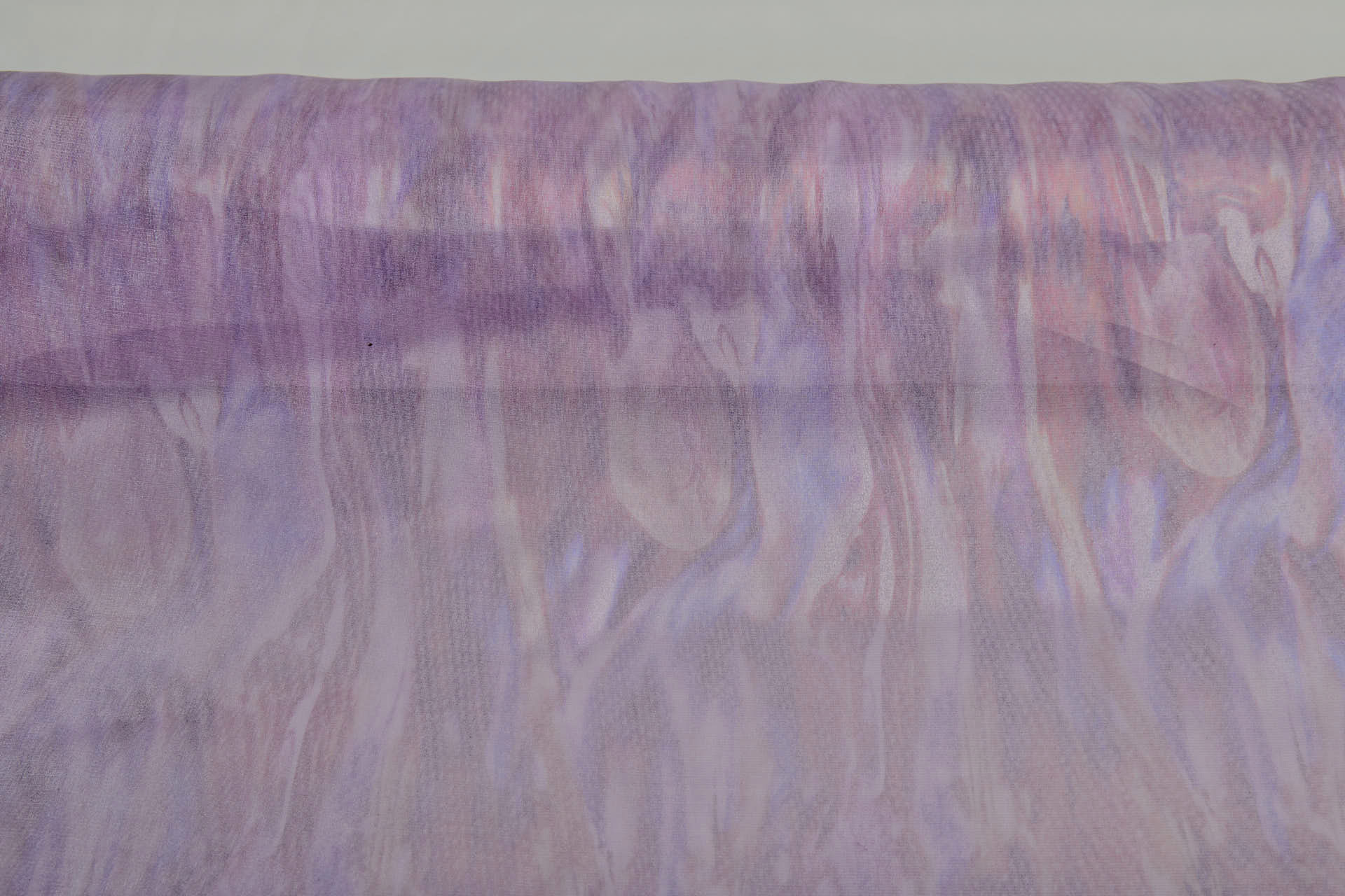 Oil Slick Foil Organza - Lilac fabric, image 7 of 10