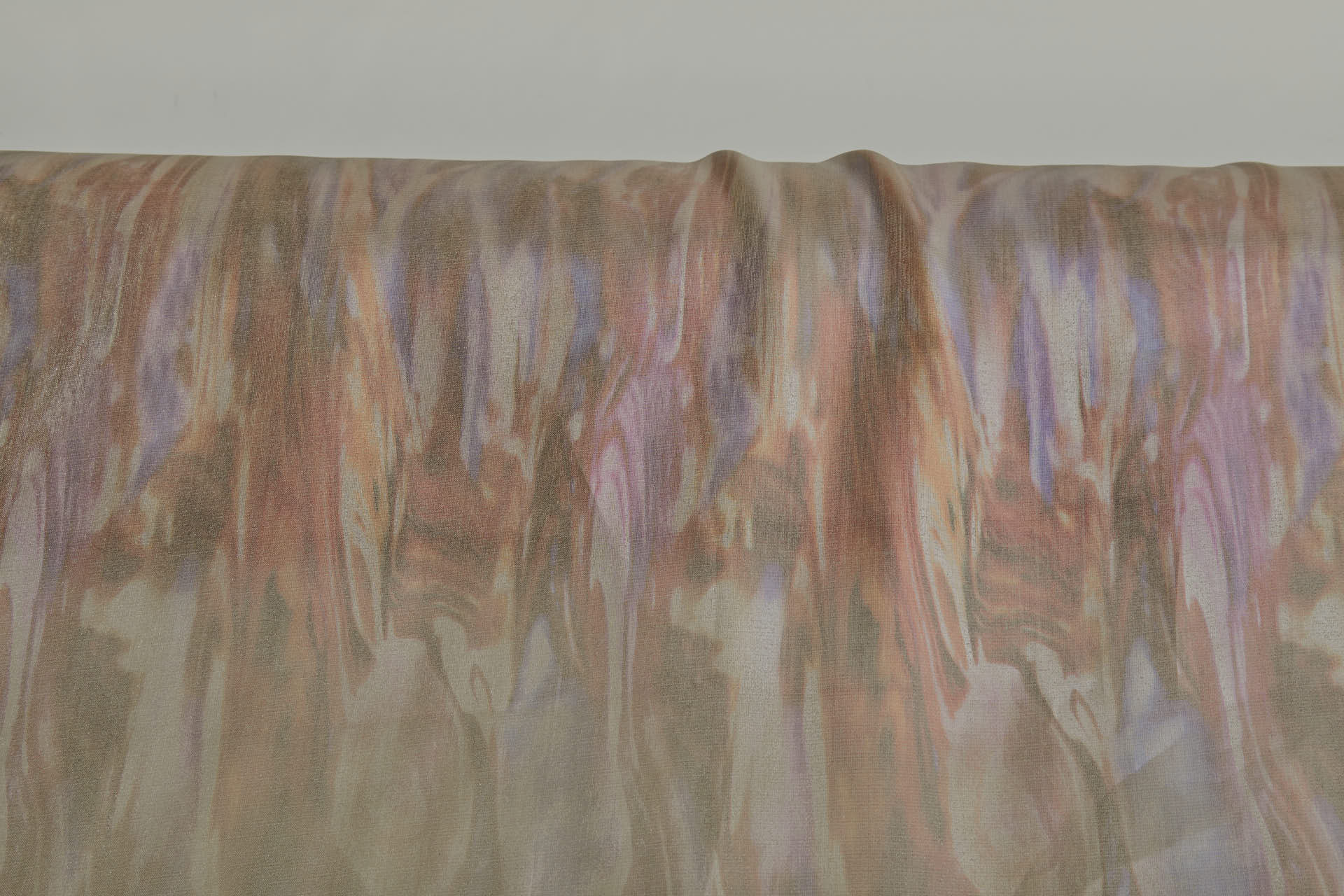 Oil Slick Foil Organza - Mushroom fabric, image 6 of 10