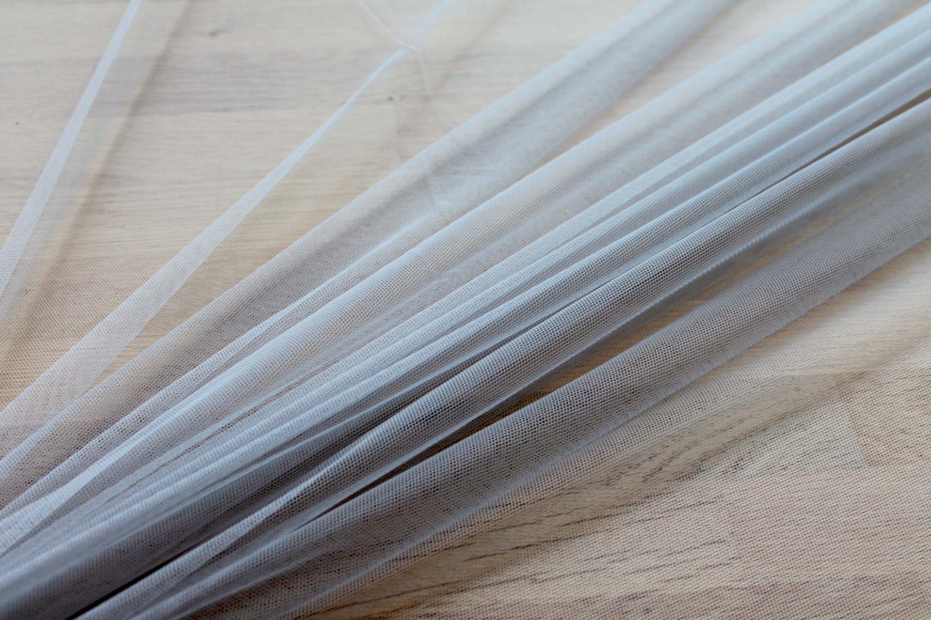 Soft Nylon Tulle - Mid Grey - T46 fabric, image 2 of 5