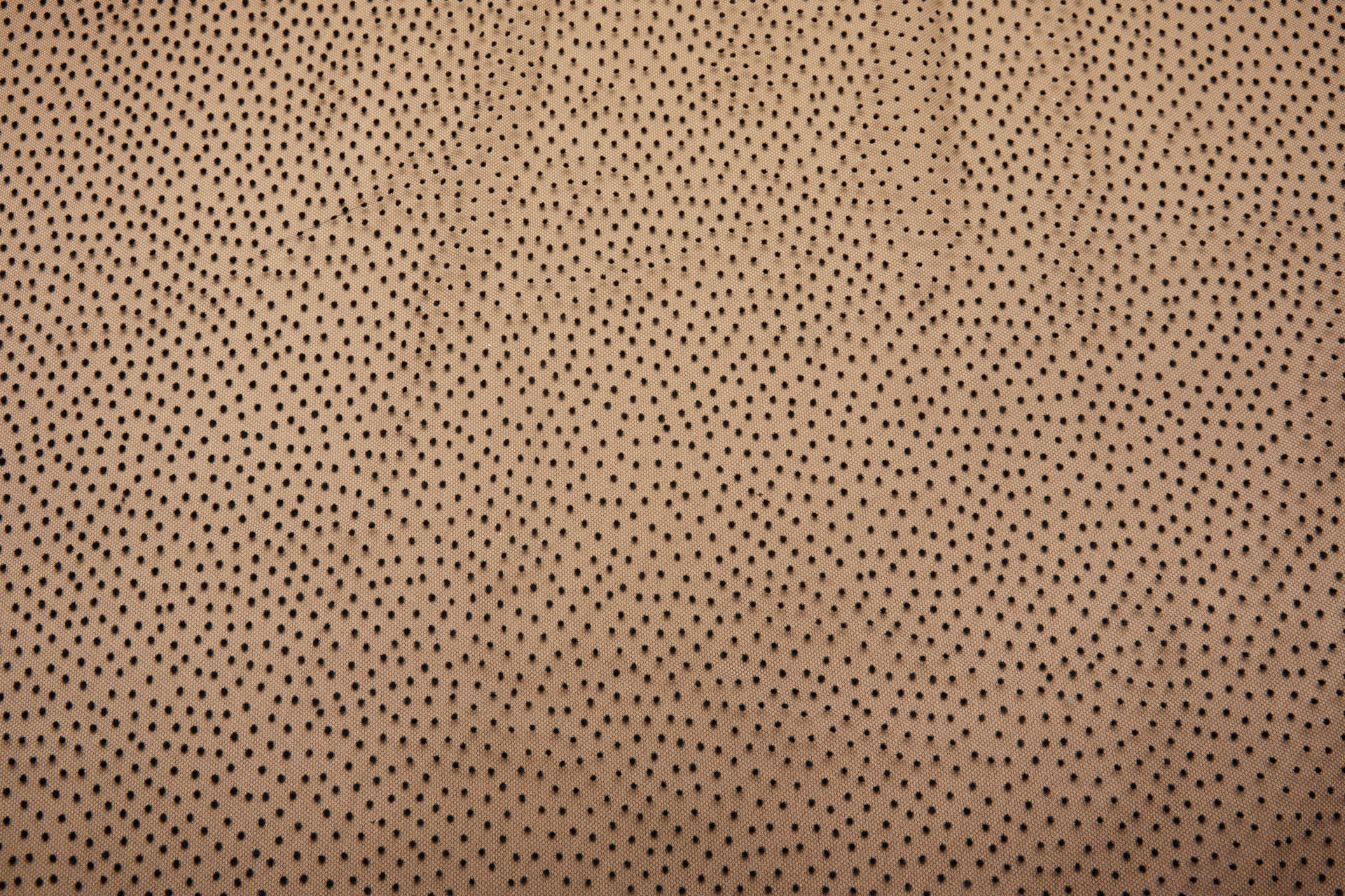 Flock Spot / Dot Tulle - Black fabric, image 5 of 9