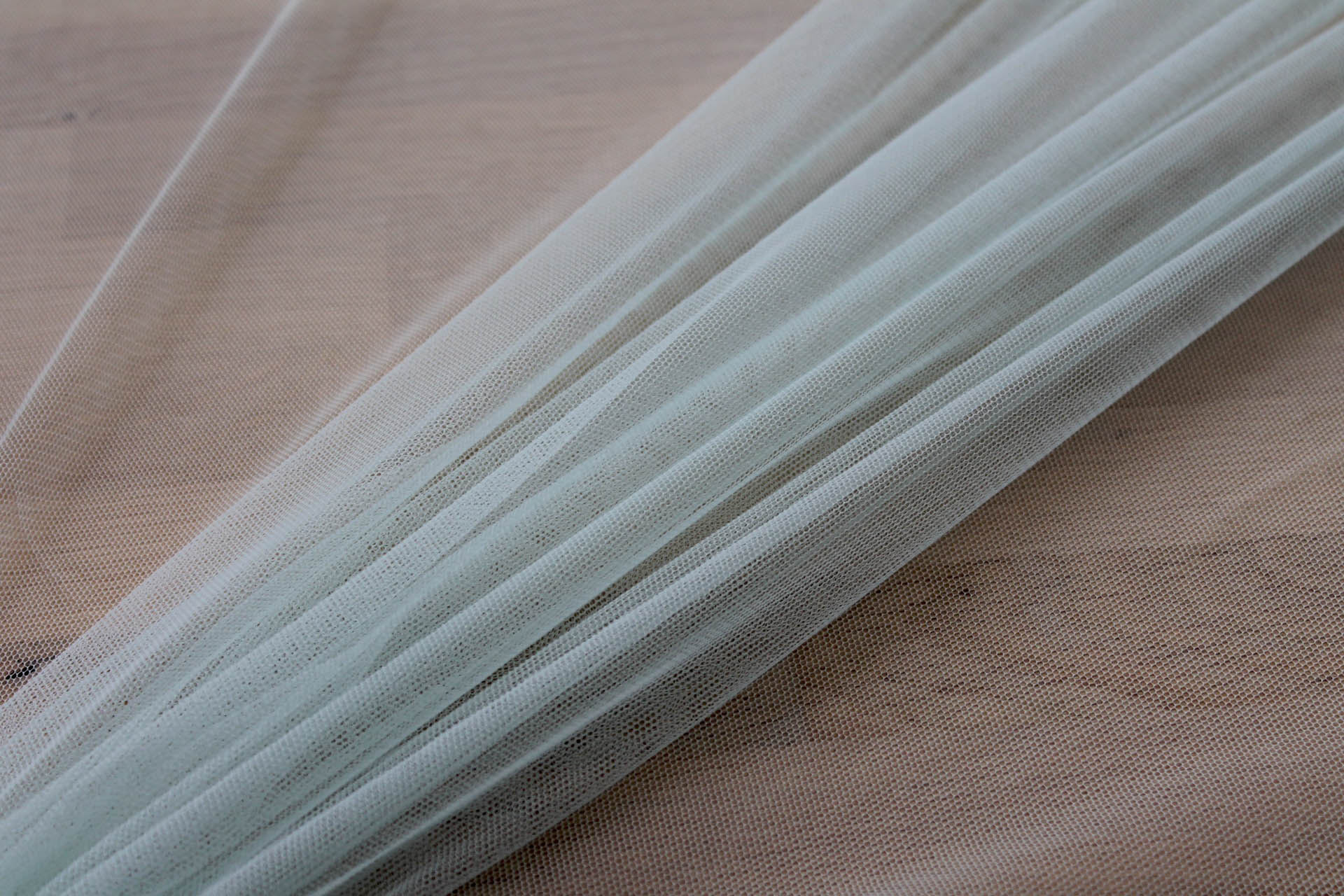 Soft Nylon Tulle - Mint - T14 fabric, image 3 of 5