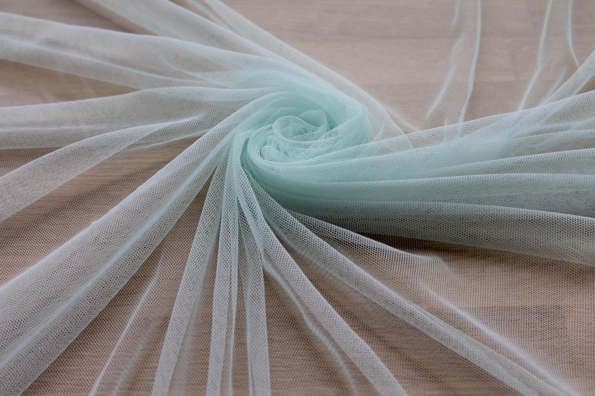 Soft Nylon Tulle - Mint - T14 fabric
