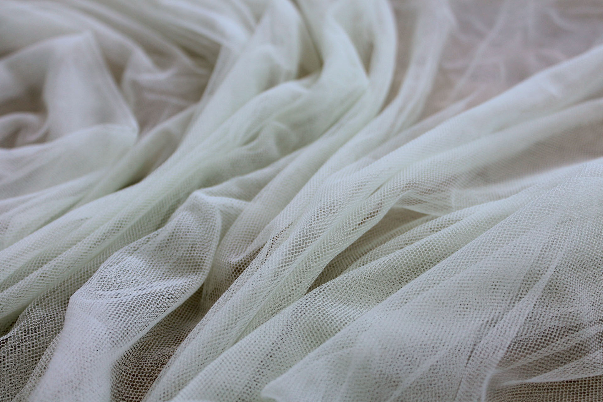 Soft Nylon Tulle - Seaspray - T49 fabric, image 4 of 5