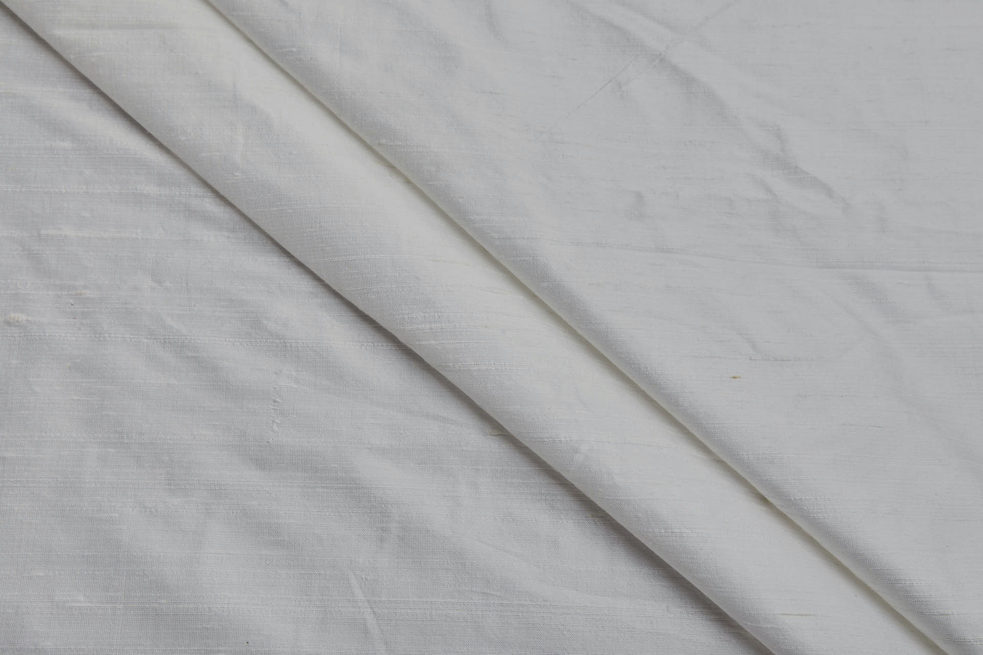 New Textured Silk Dupion - Ivory fabric, image 2 of 6