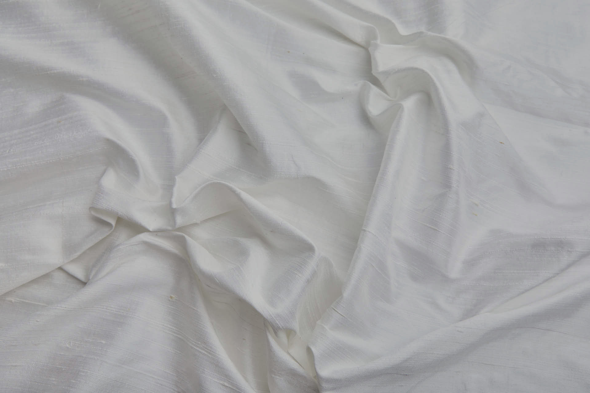 New Textured Silk Dupion - Ivory fabric, image 6 of 6