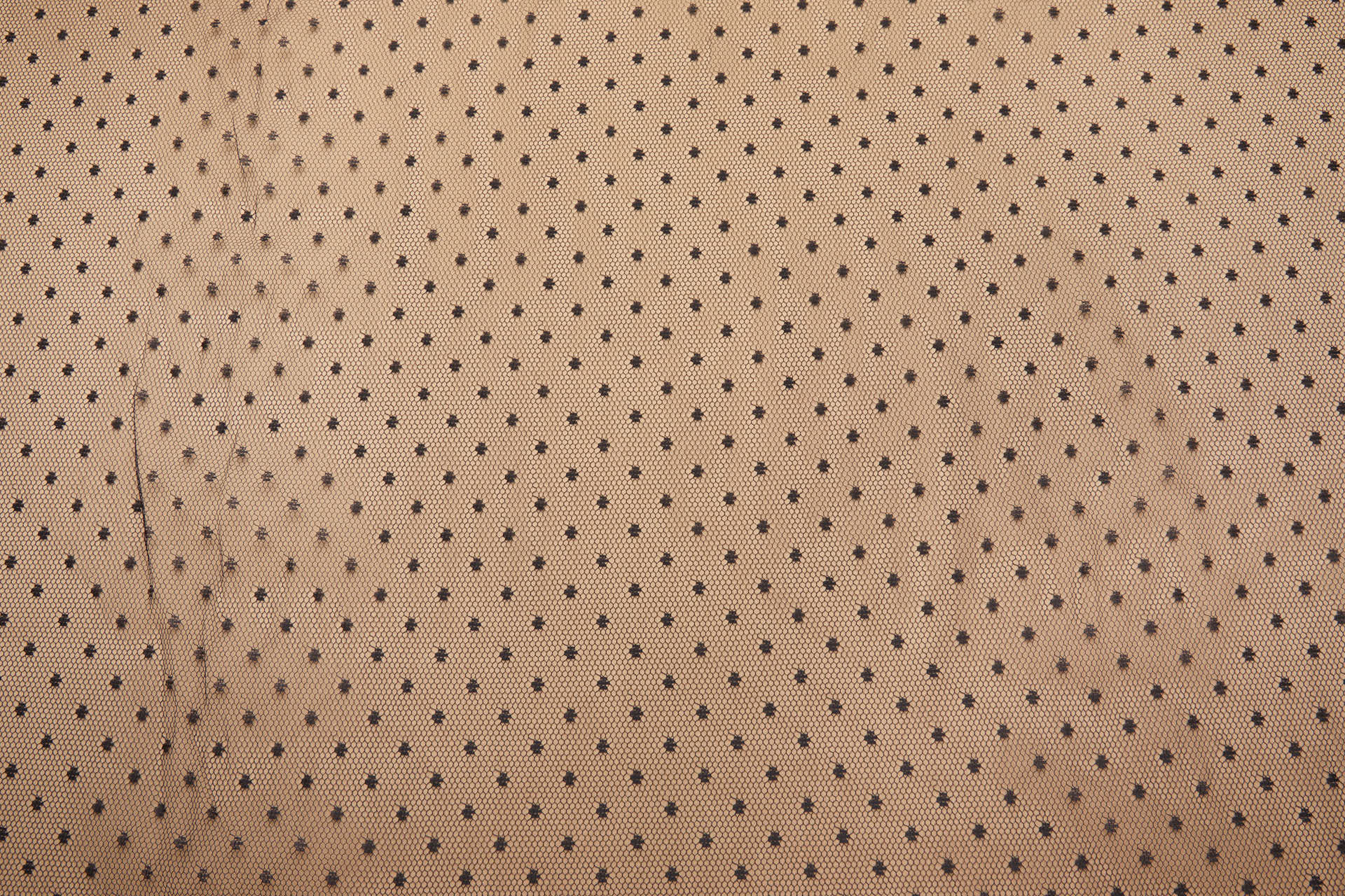 Point D'Esprit Spot / Dot Tulle - Black fabric, image 9 of 9