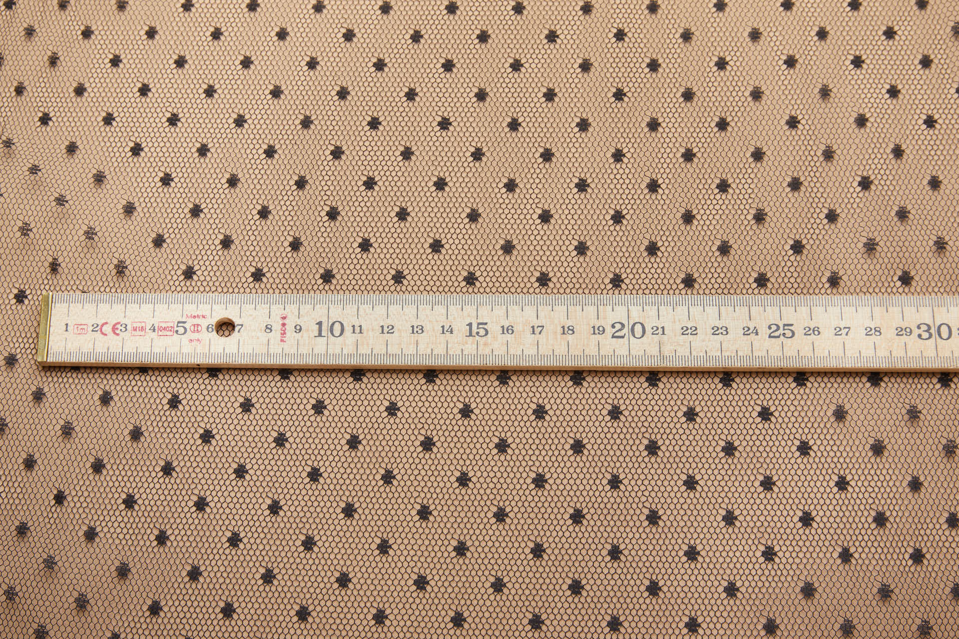 Point D'Esprit Spot / Dot Tulle - Black fabric, image 8 of 9