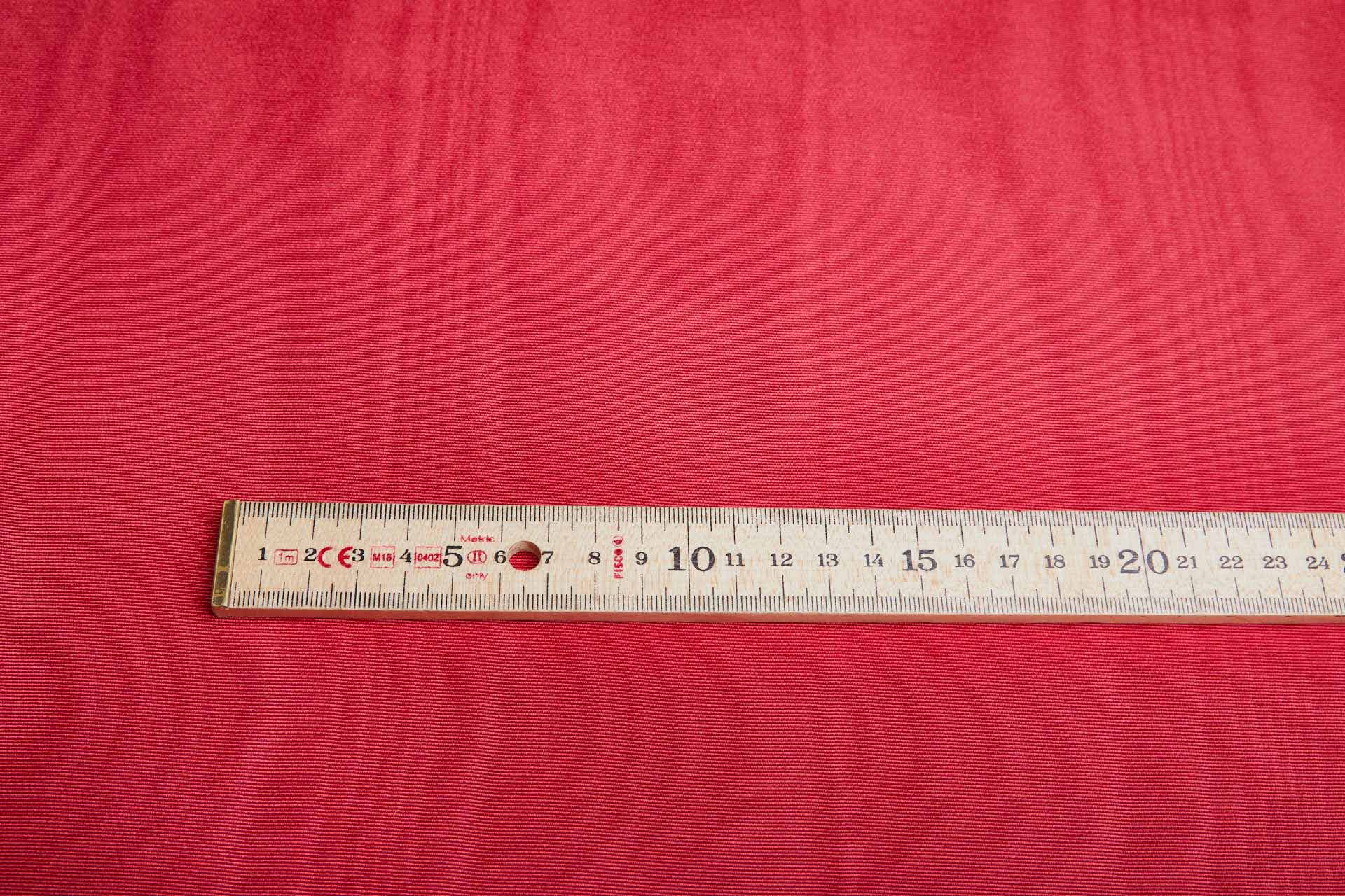 Large Pattern Grosgrain Moire - Cherry Red fabric, image 7 of 9