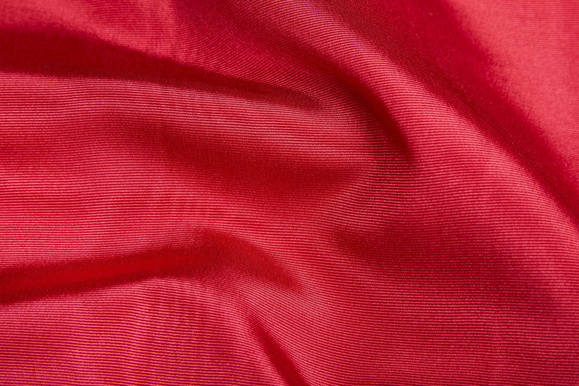 Large Pattern Grosgrain Moire - Cherry Red fabric, image 2 of 9