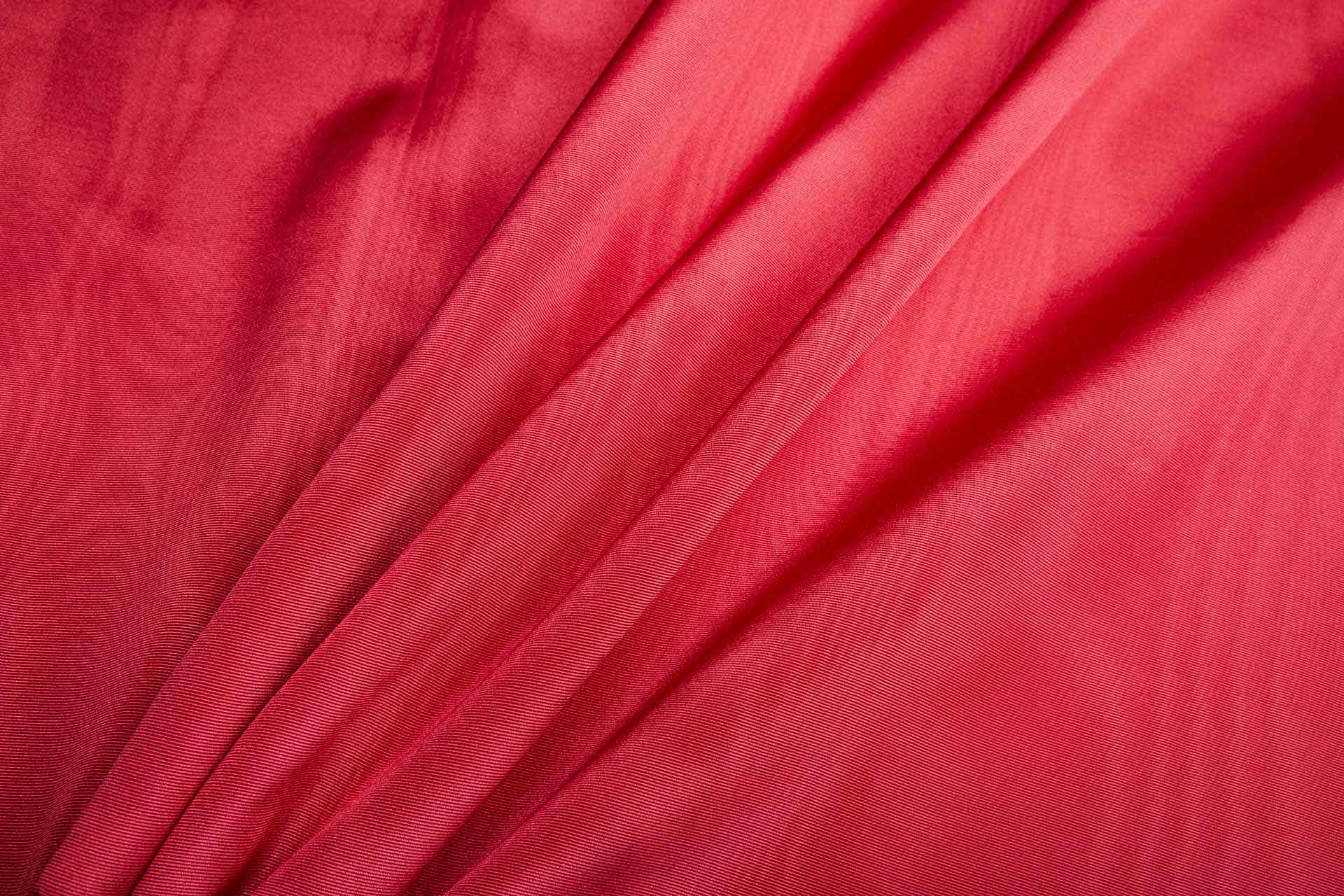 Large Pattern Grosgrain Moire - Cherry Red fabric, image 4 of 9