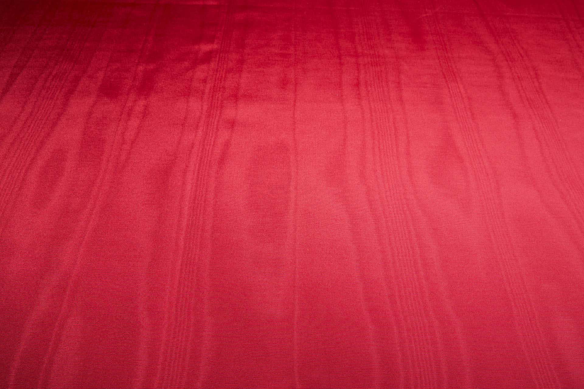 Large Pattern Grosgrain Moire - Cherry Red fabric, image 5 of 9