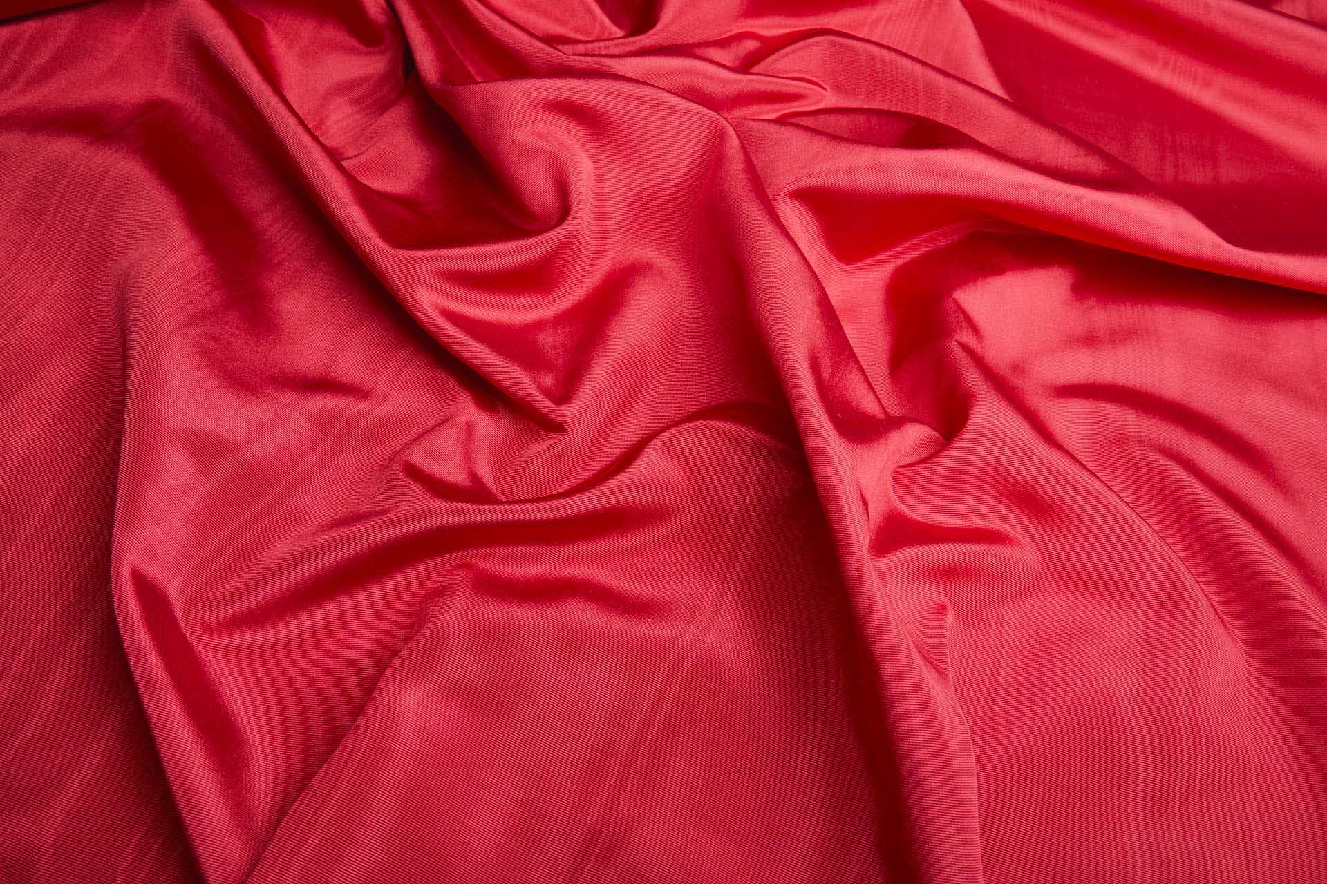 Large Pattern Grosgrain Moire - Cherry Red fabric, image 6 of 9