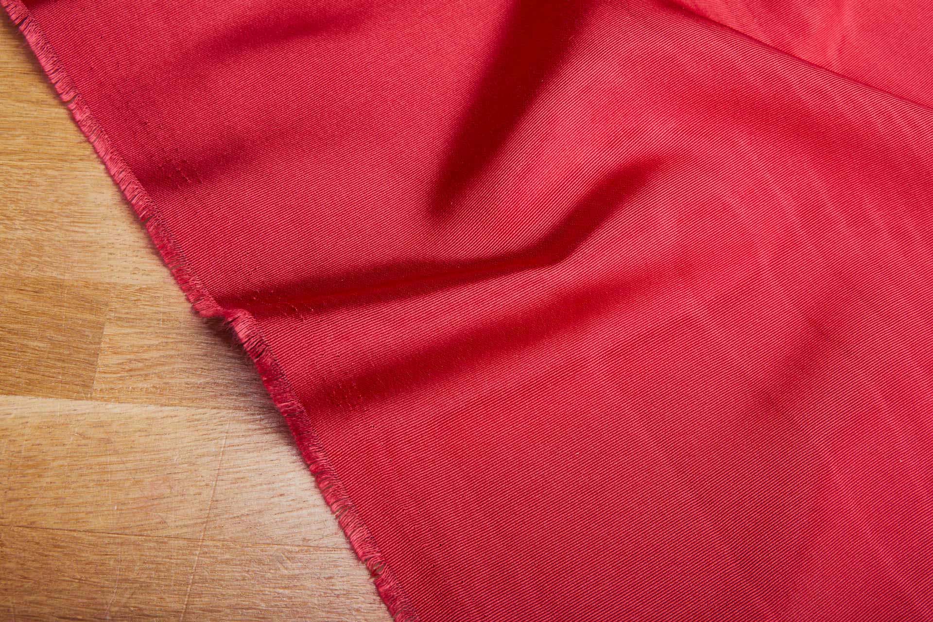 Large Pattern Grosgrain Moire - Cherry Red fabric, image 8 of 9