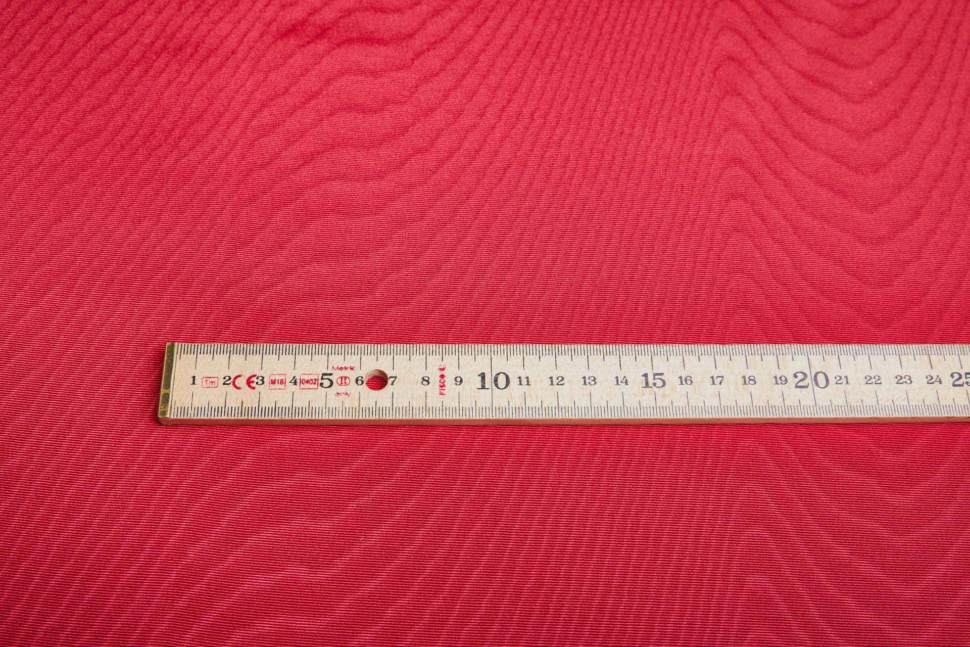 Large Pattern Grosgrain Moire - Red fabric, image 6 of 10