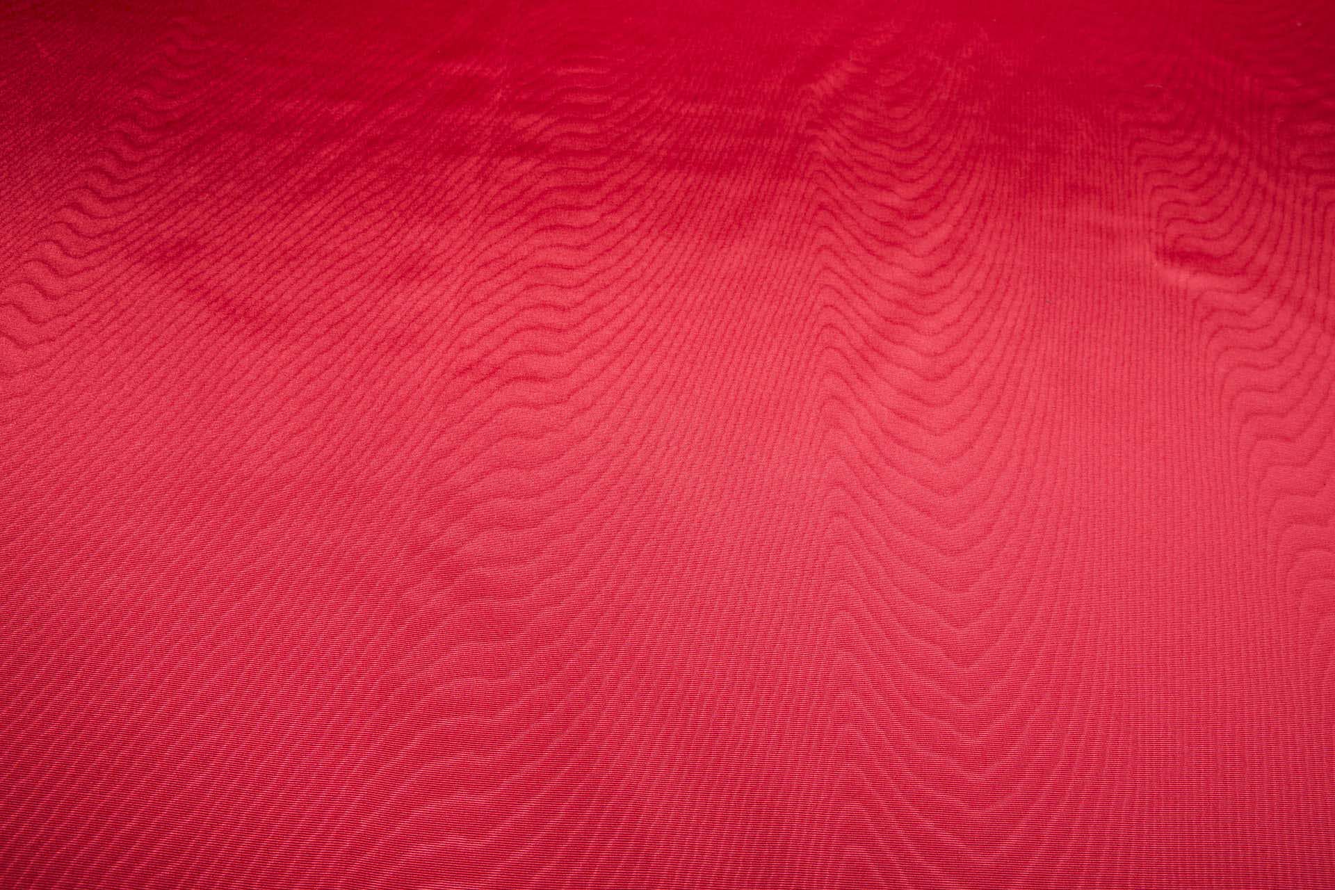 Large Pattern Grosgrain Moire - Red fabric, image 3 of 10