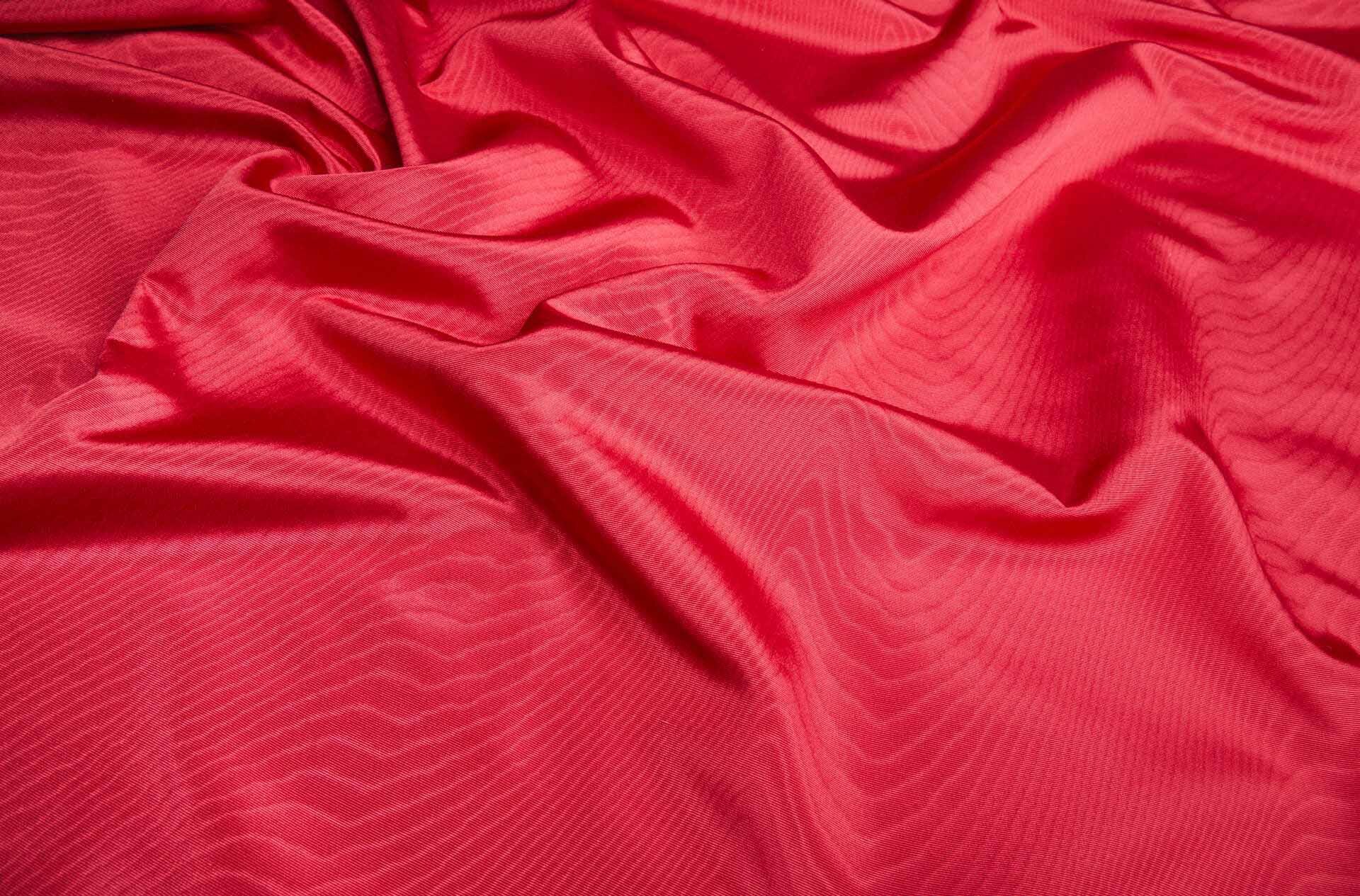 Large Pattern Grosgrain Moire - Red fabric, image 8 of 10